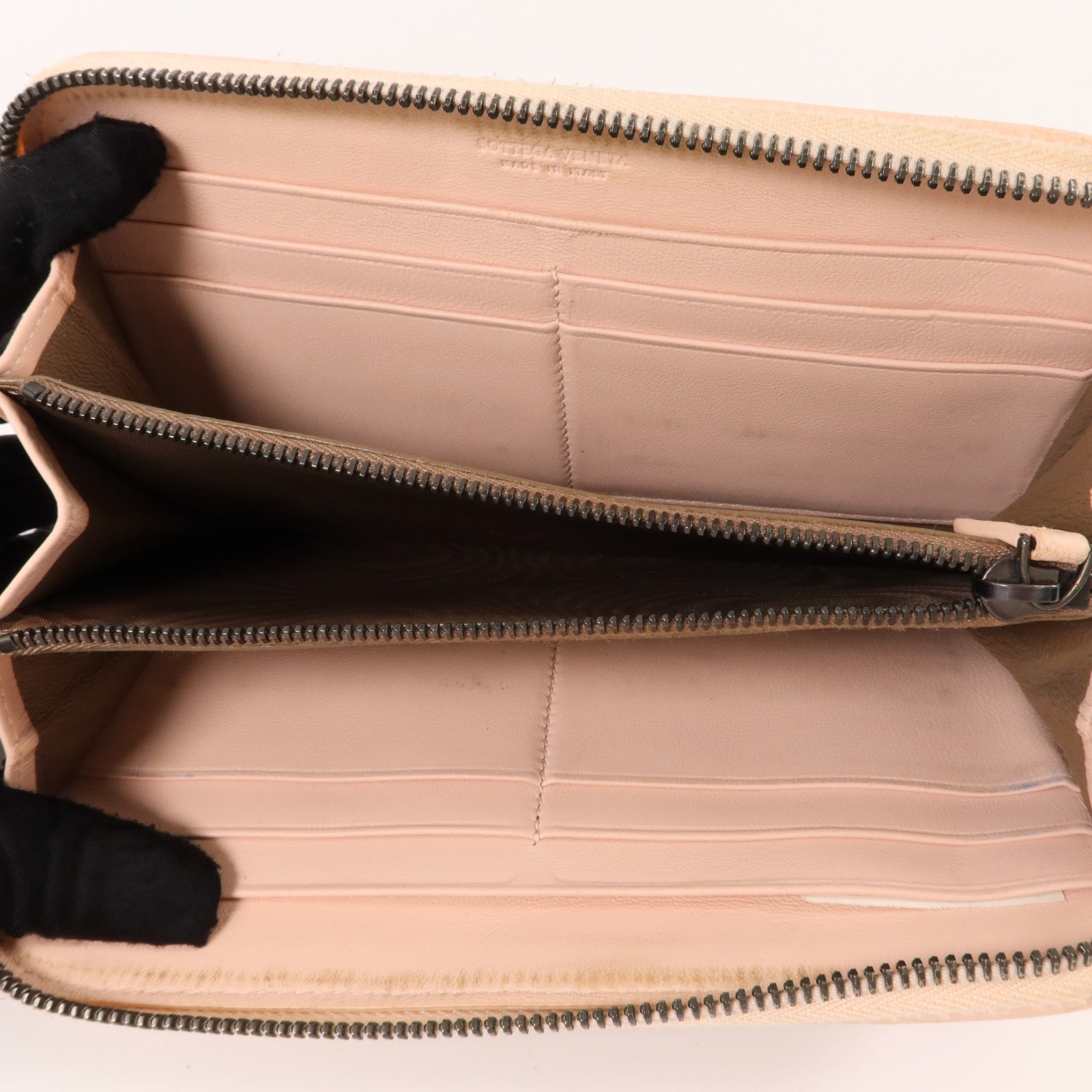 BOTTEGA VENETA 羊皮皮革Long Round Wallet長錢包