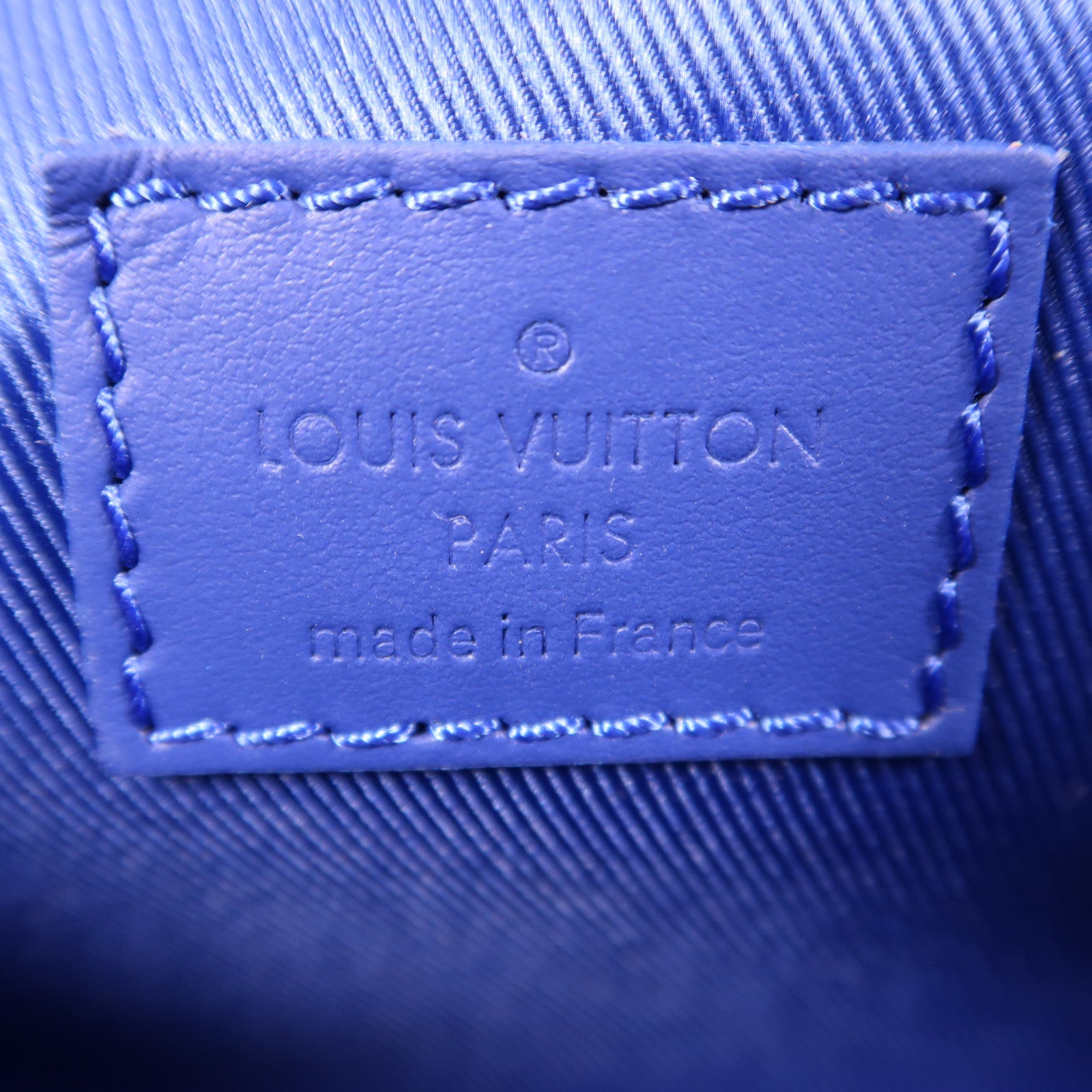 LOUIS VUITTON LV Steamer Shoulder Bag M82571 Monogram Taurillon Blue