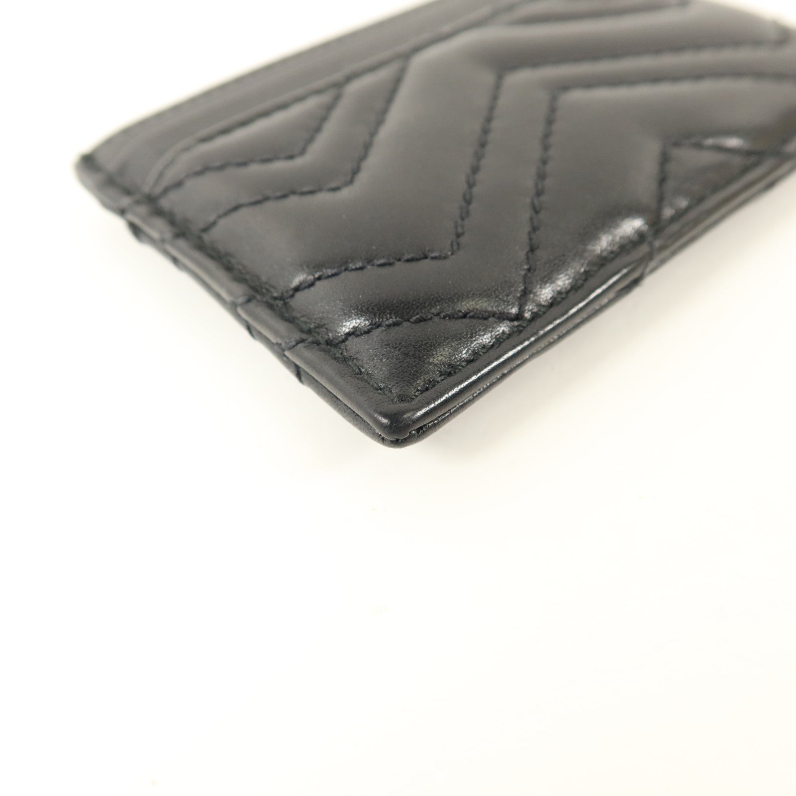 GUCCI 牛皮皮革GG Marmont Card Case卡片套