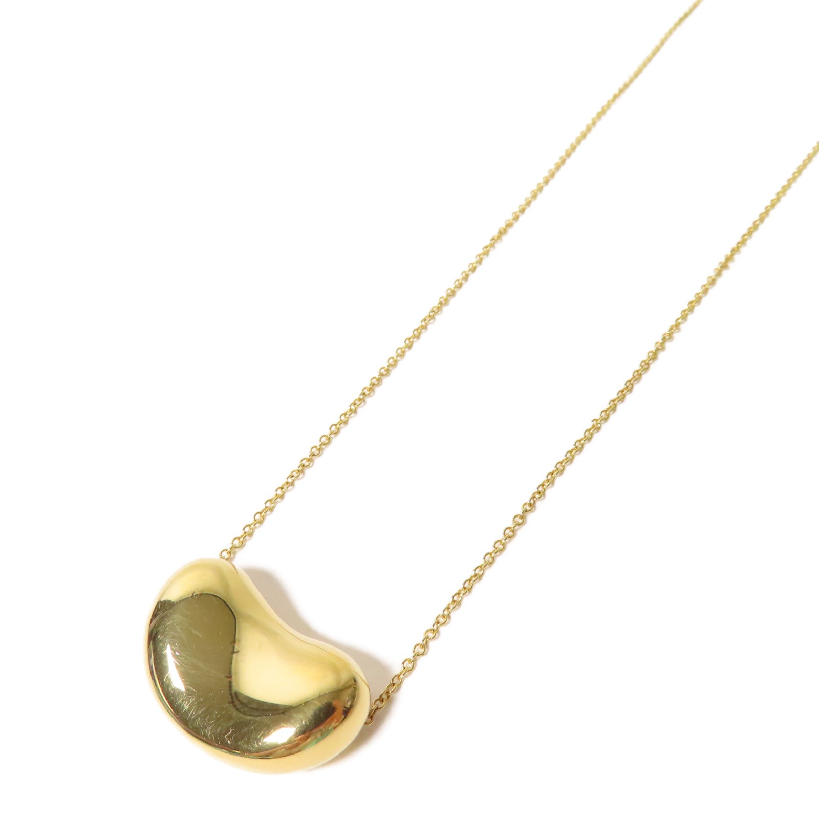 TIFFANY＆CO 18K黃金Bean Necklace項鍊