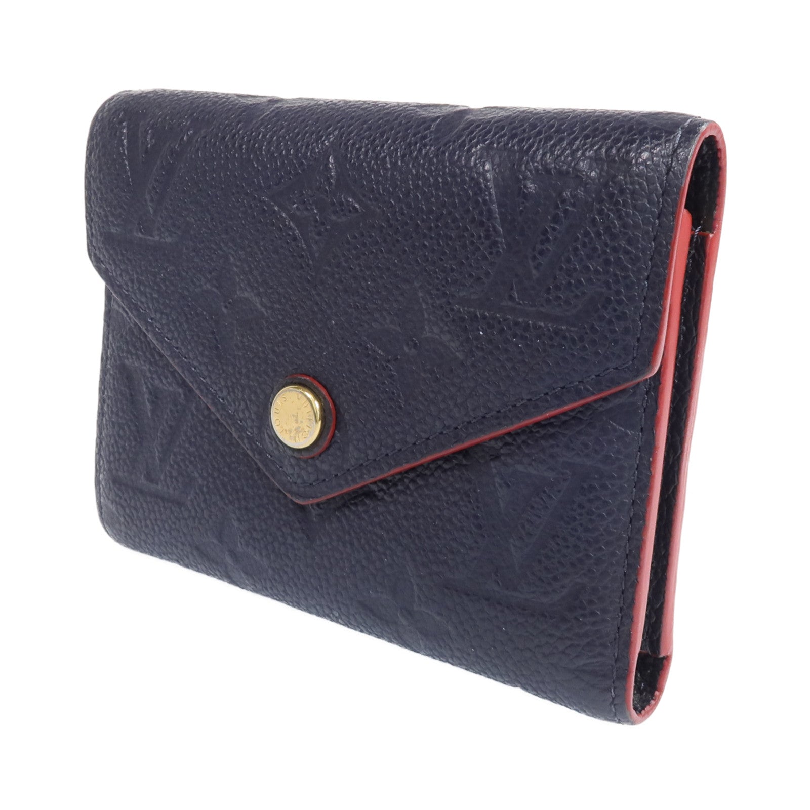 LOUIS VUITTON Monogram Empreinte Victorine金扣錢包
