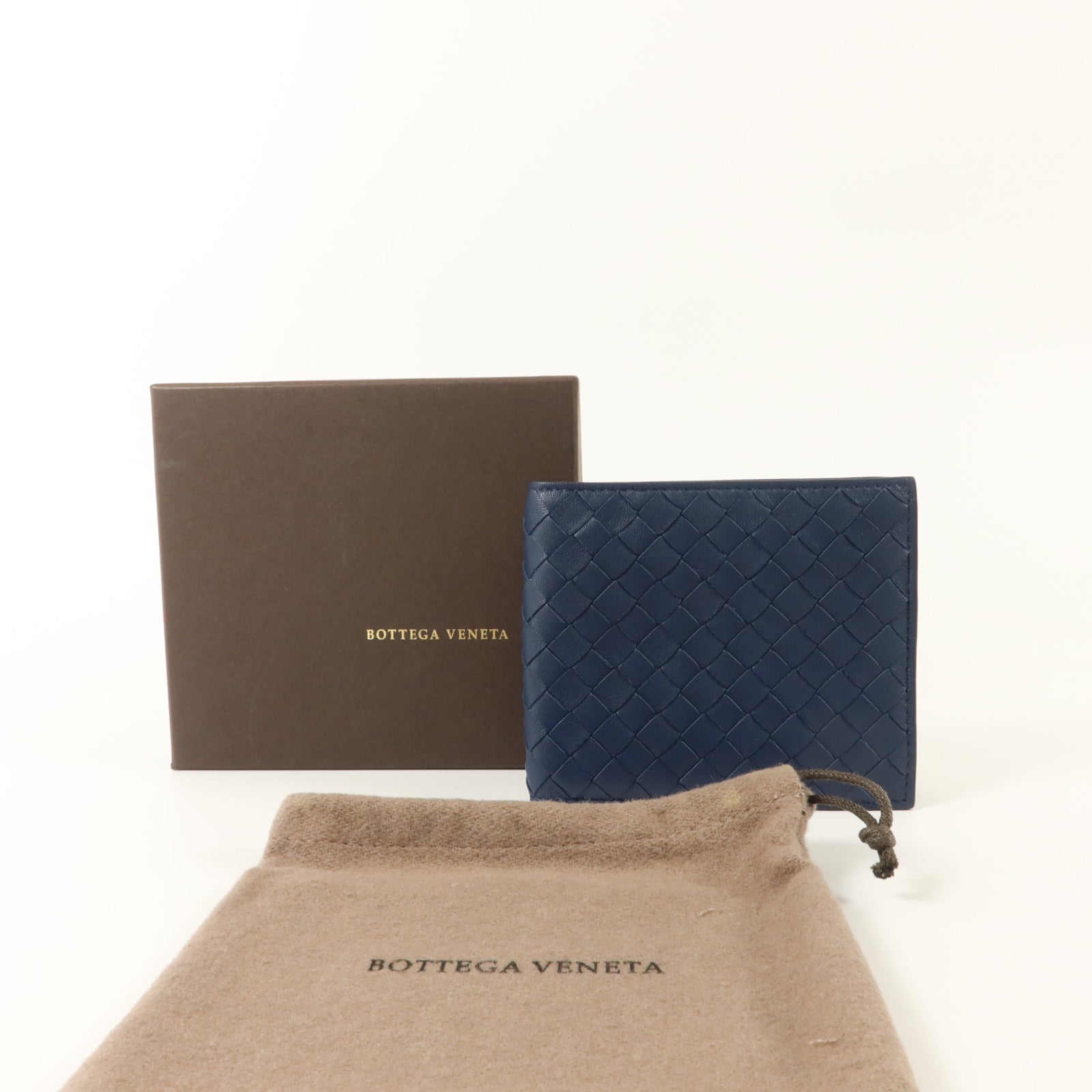 BOTTEGA VENETA 織紋皮革Bifold Wallet錢包