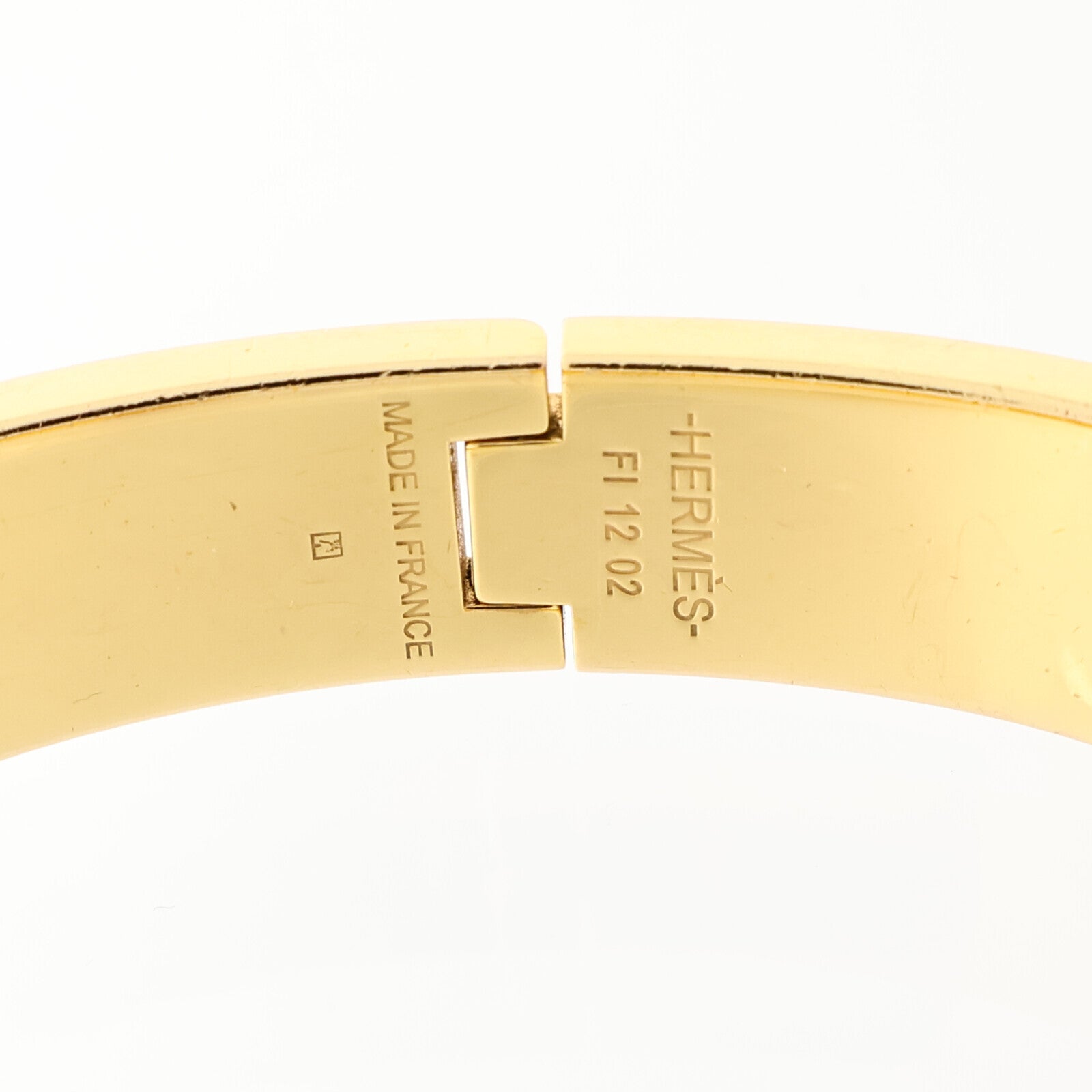HERMES 金屬/琺瑯Clic H Bracelet金扣手鏈