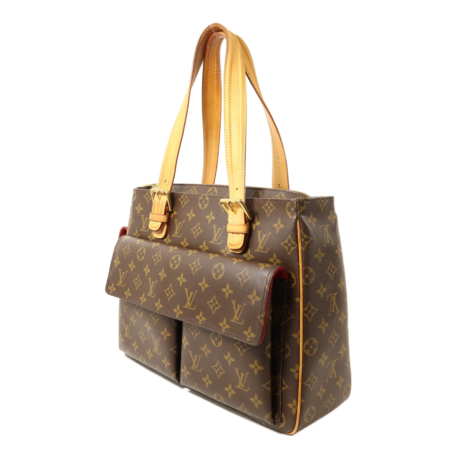 LOUIS VUITTON Monogram Multipli Cite金扣肩背袋