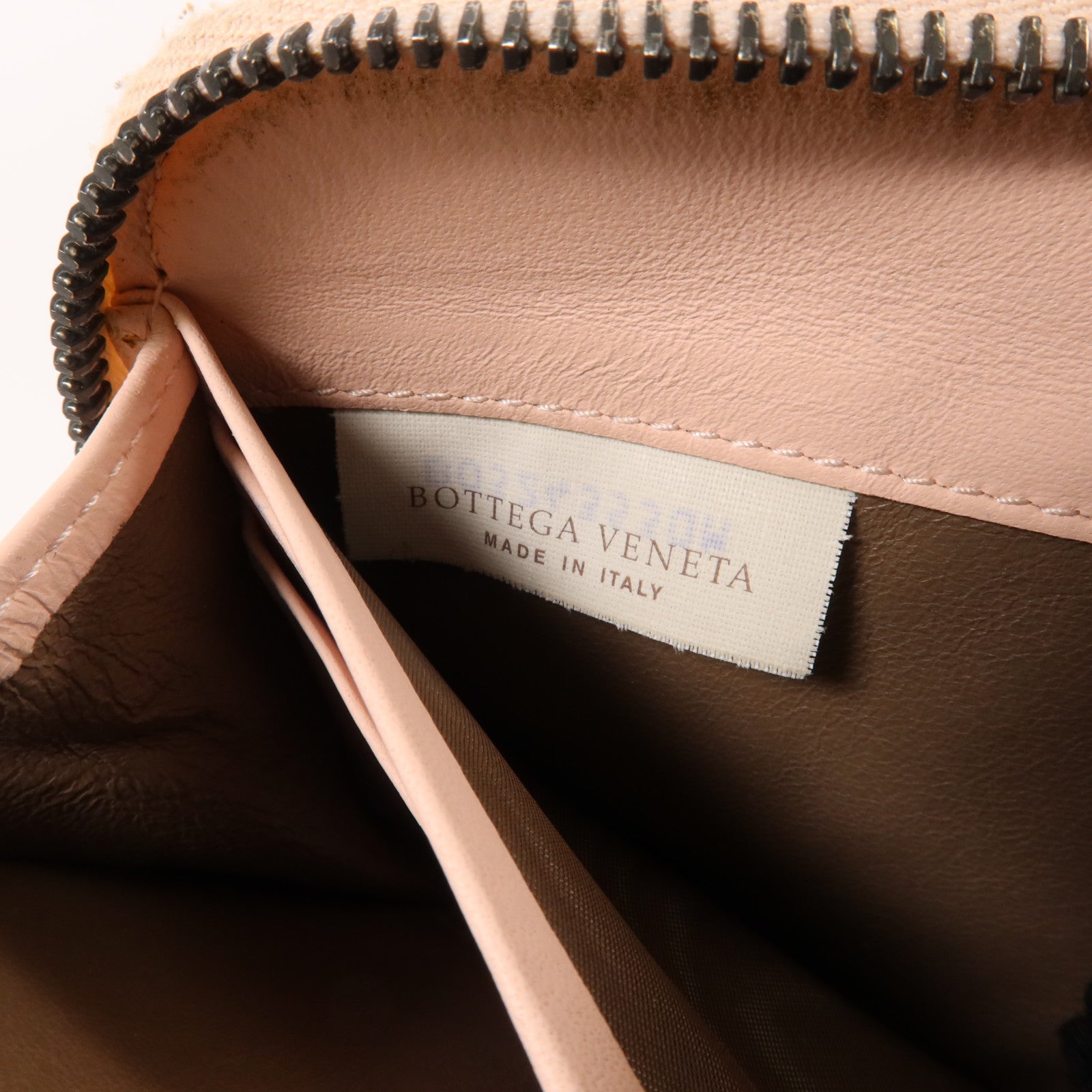 BOTTEGA VENETA 羊皮皮革Long Round Wallet長錢包