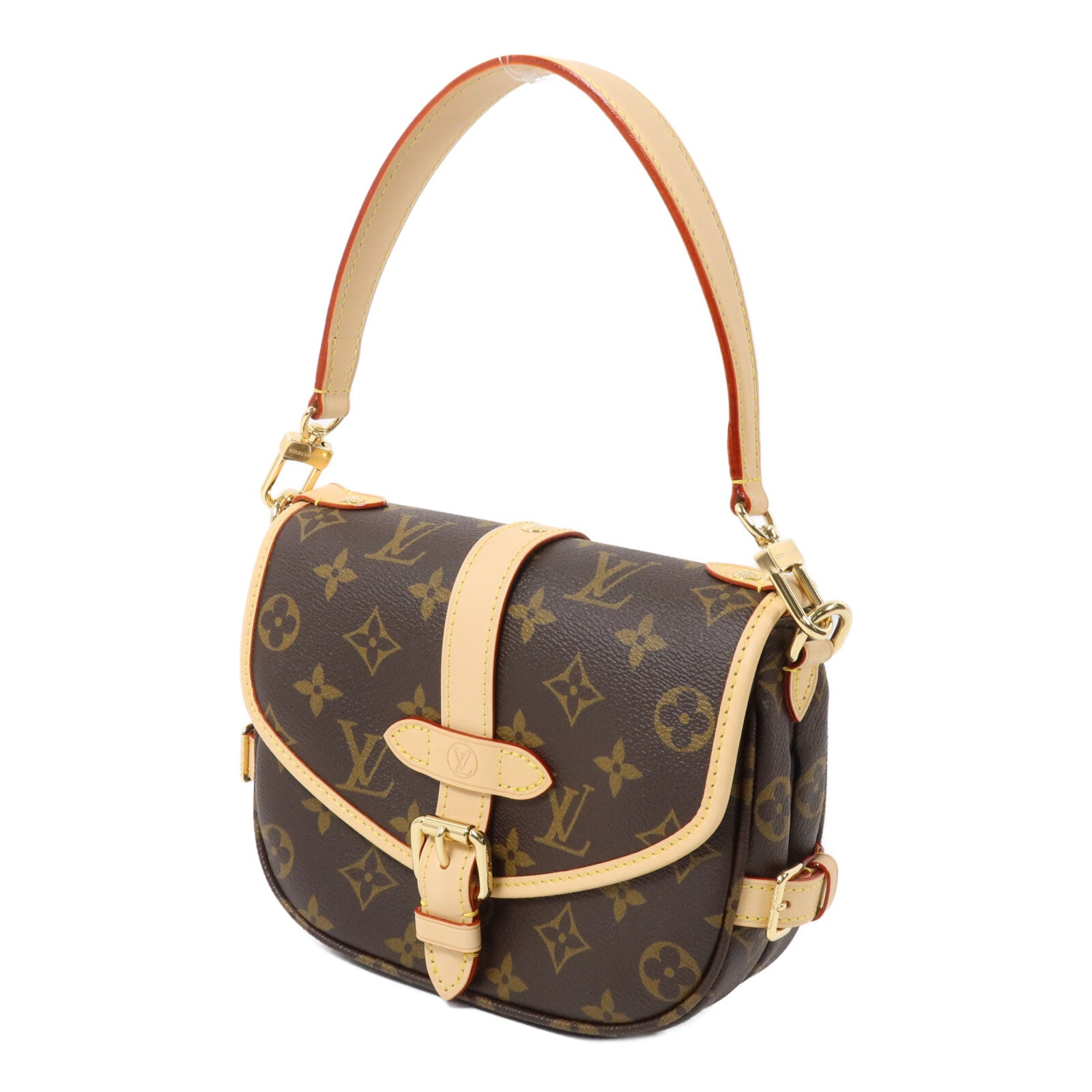 LOUIS VUITTON Monogram Saumur BB手挽肩背兩用袋