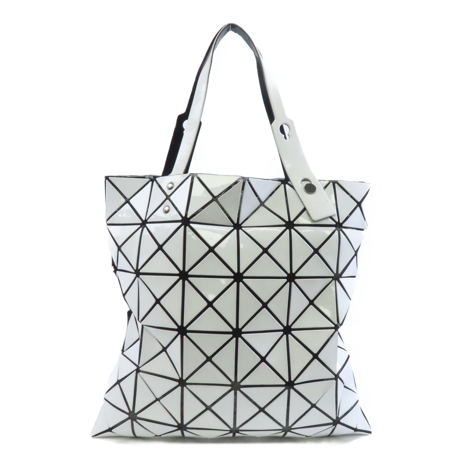 ISSEY MIYAKE 【激減優惠】PVC Bao Bao Tote Bag銀扣肩背袋白色