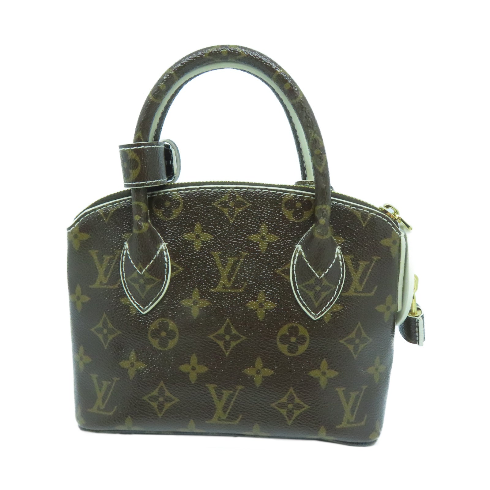 LOUIS VUITTON 【激減優惠】Monogram Lockit BB金扣手挽袋啡色