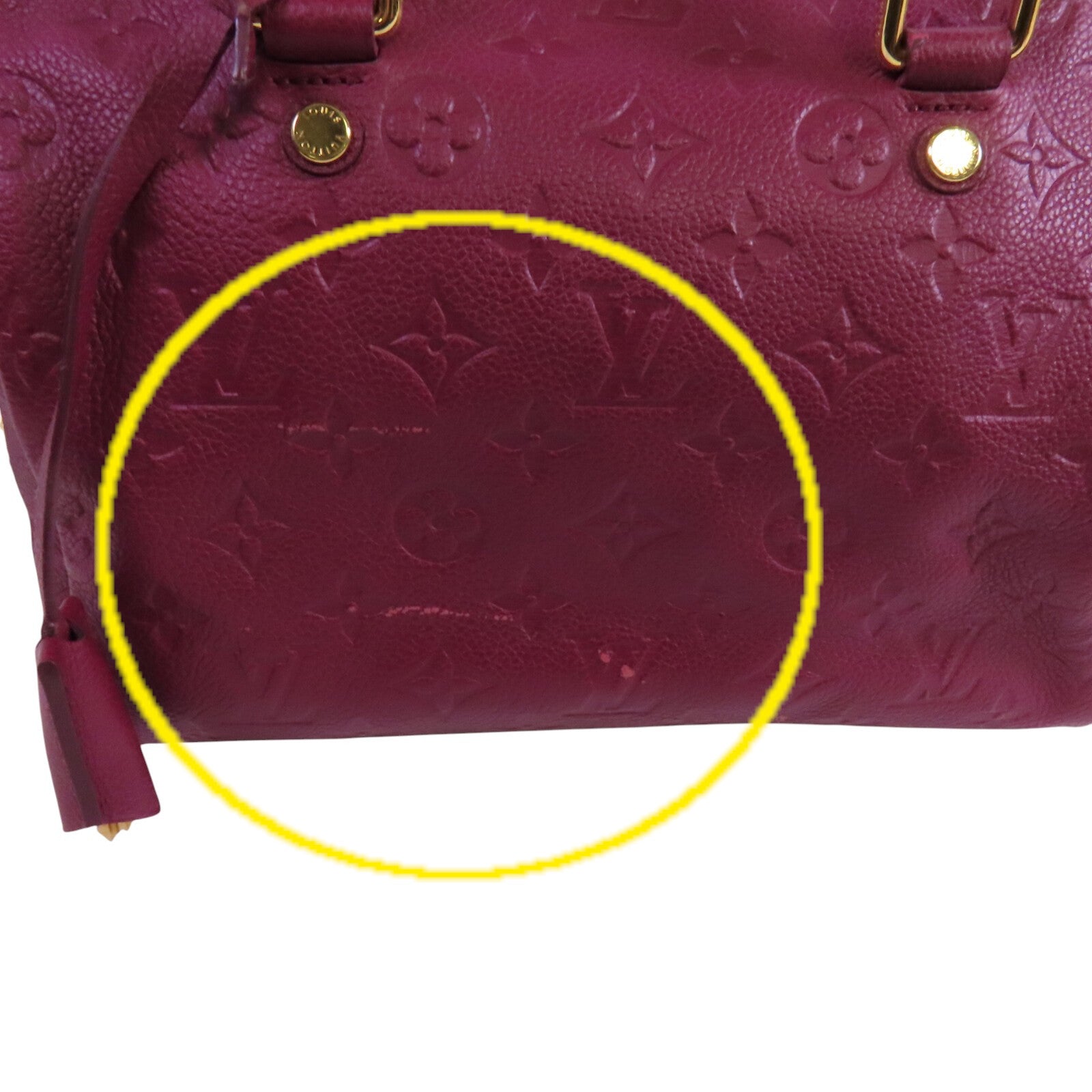 LOUIS VUITTON Monogram Empreinte Speedy Bandouliere 25金扣手挽肩背兩用袋