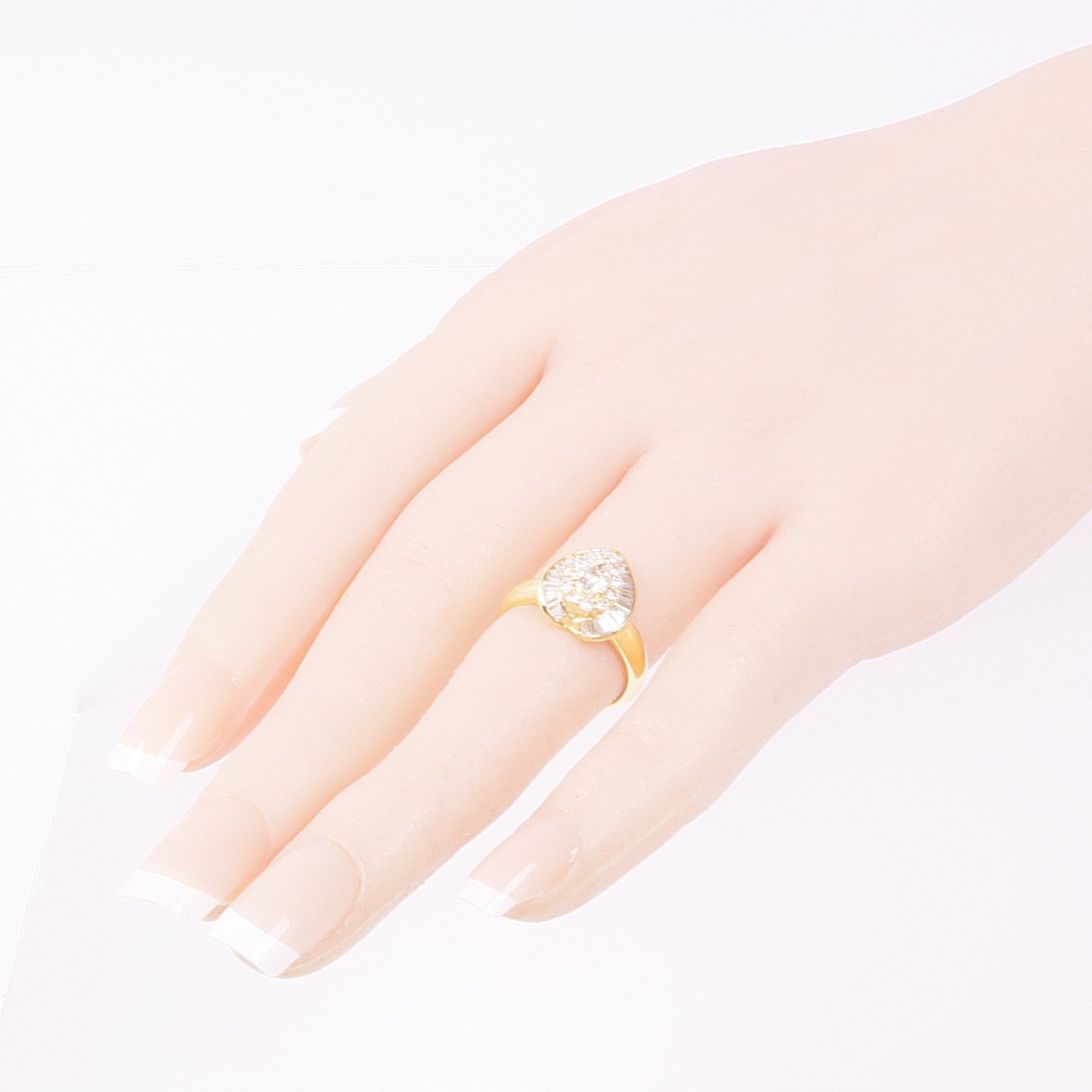 JEWELRY 18K黃金Diamond Ring鑽石戒指US#5.5