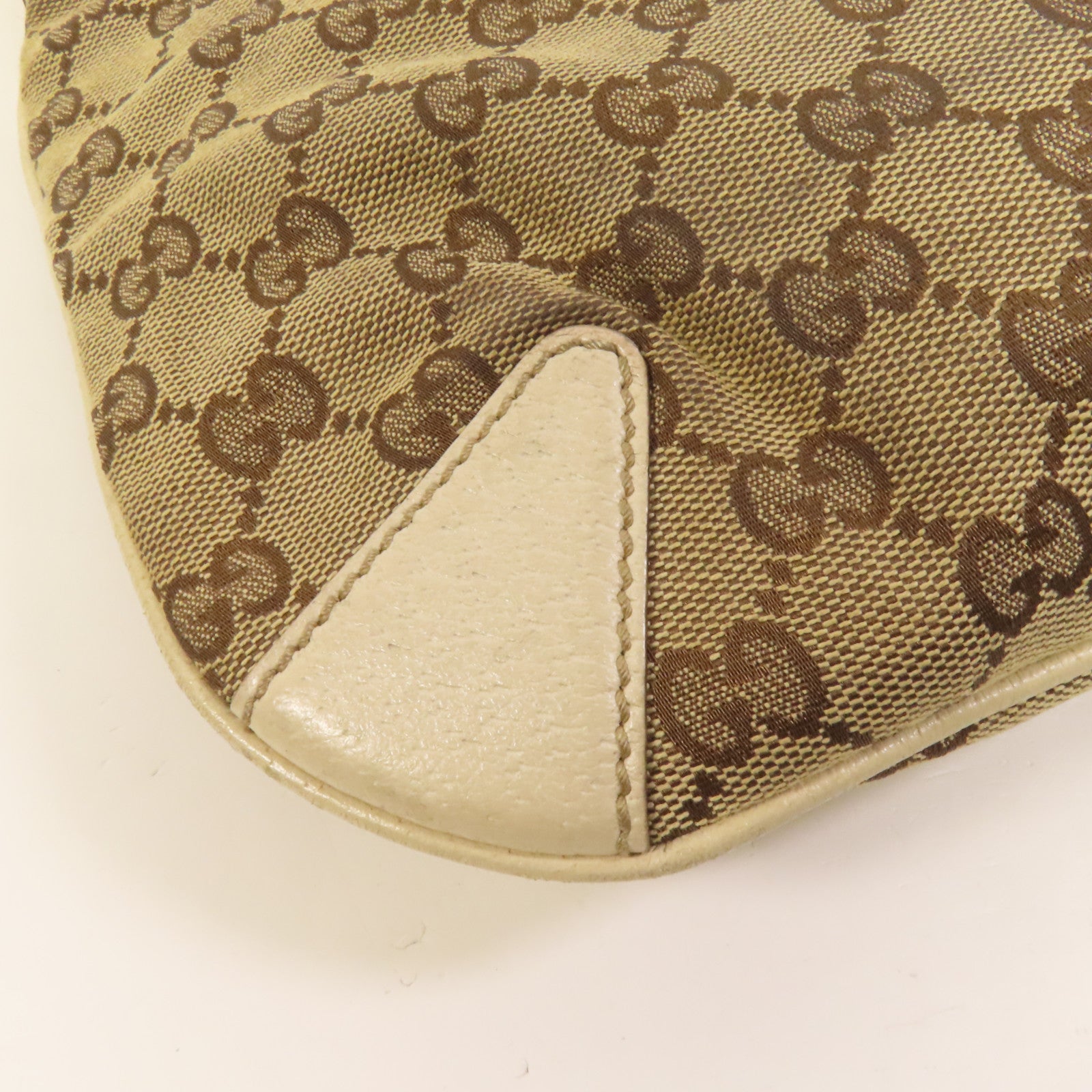 GUCCI 帆布Bouvier Handbag金扣手挽袋