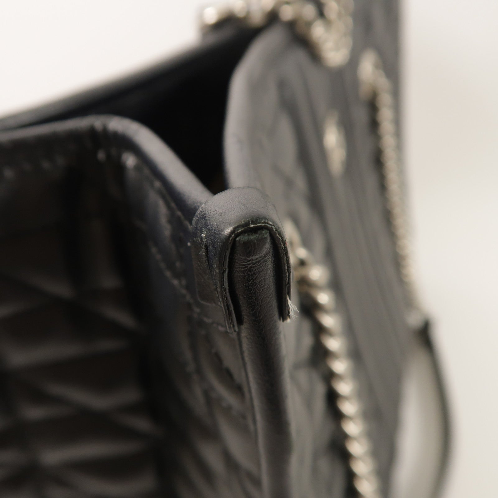 GUCCI 牛皮皮革GG Marmont Tote鏈帶肩背袋