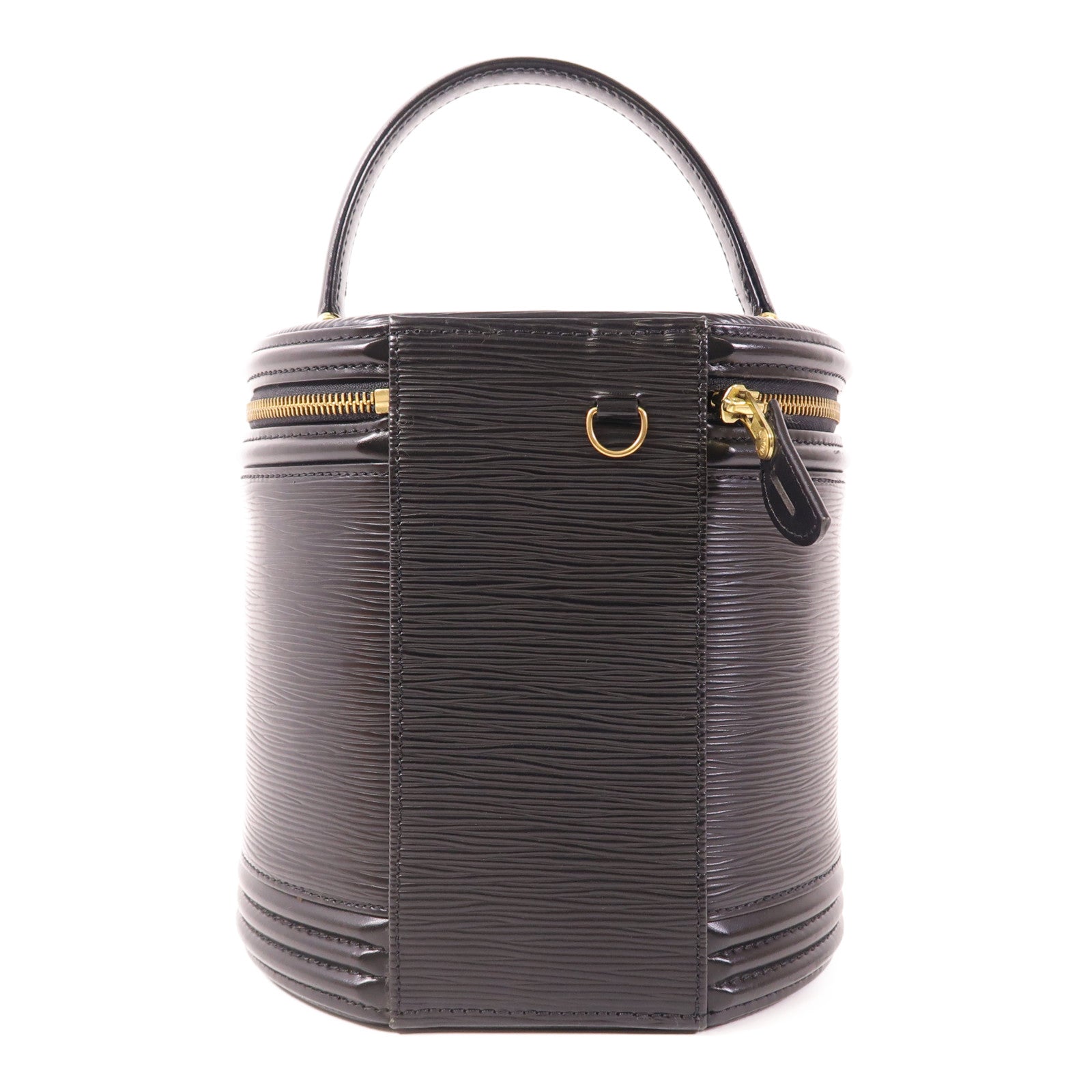 LOUIS VUITTON LV GHW Vintage Cannes Handbag Epi Leather Black