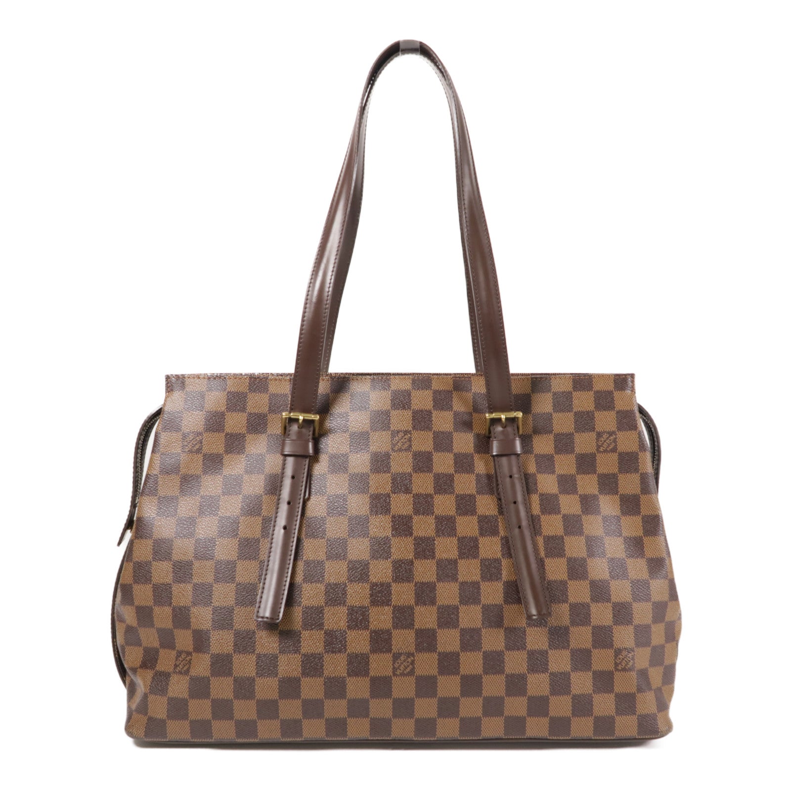 LOUIS VUITTON LV GHW Chelsea Shoulder Bag N51119 Damier Brown