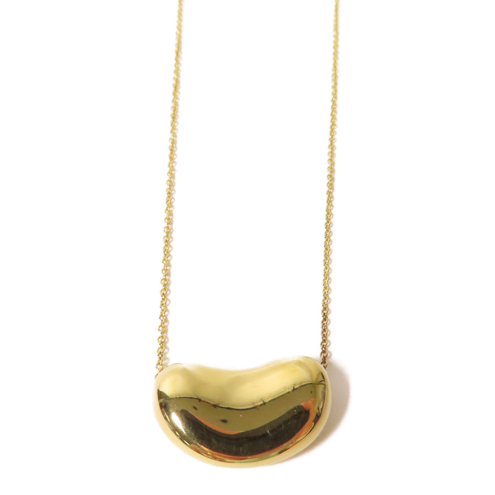 TIFFANY＆CO 18K黃金Bean Necklace項鍊