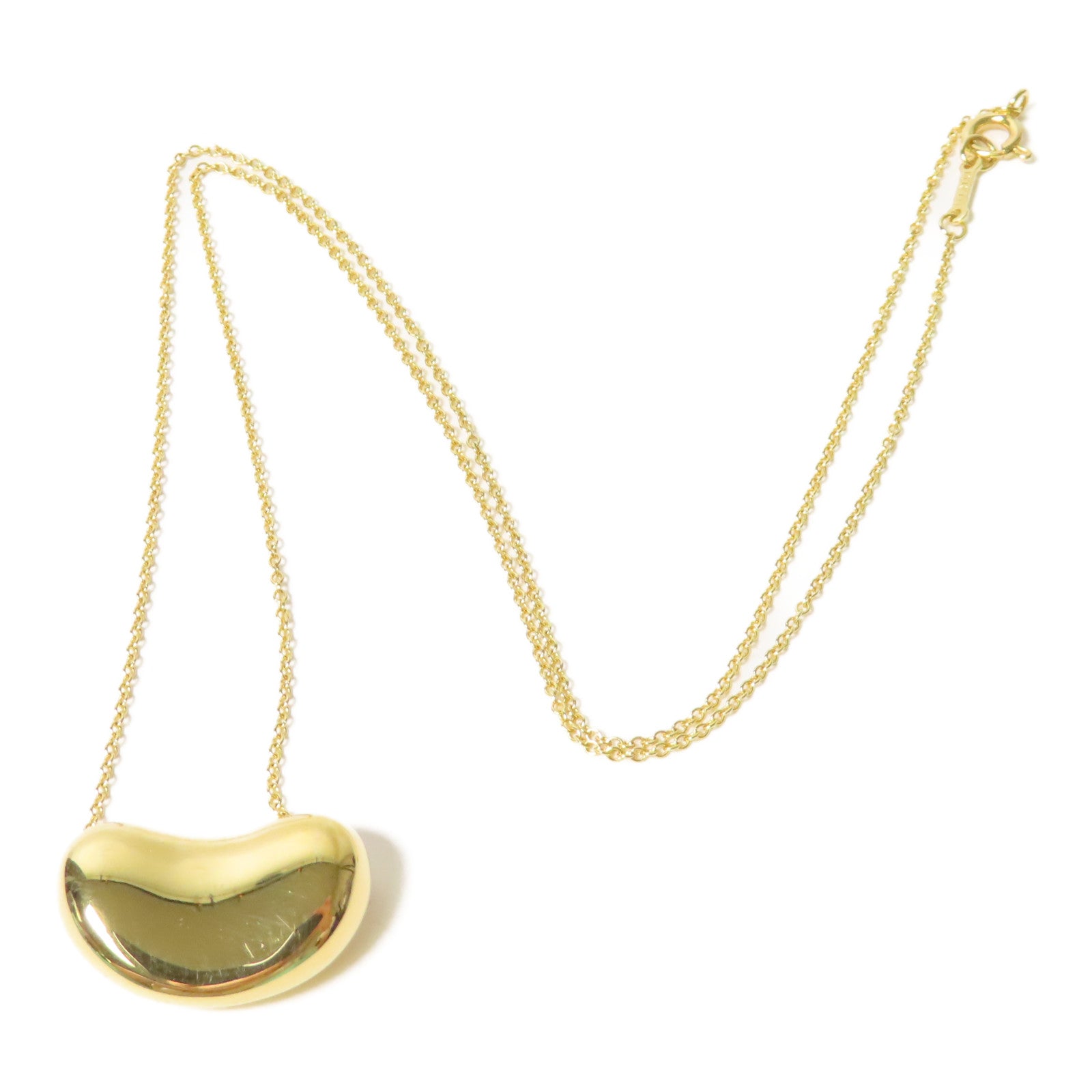 TIFFANY＆CO 18K黃金Bean Necklace項鍊