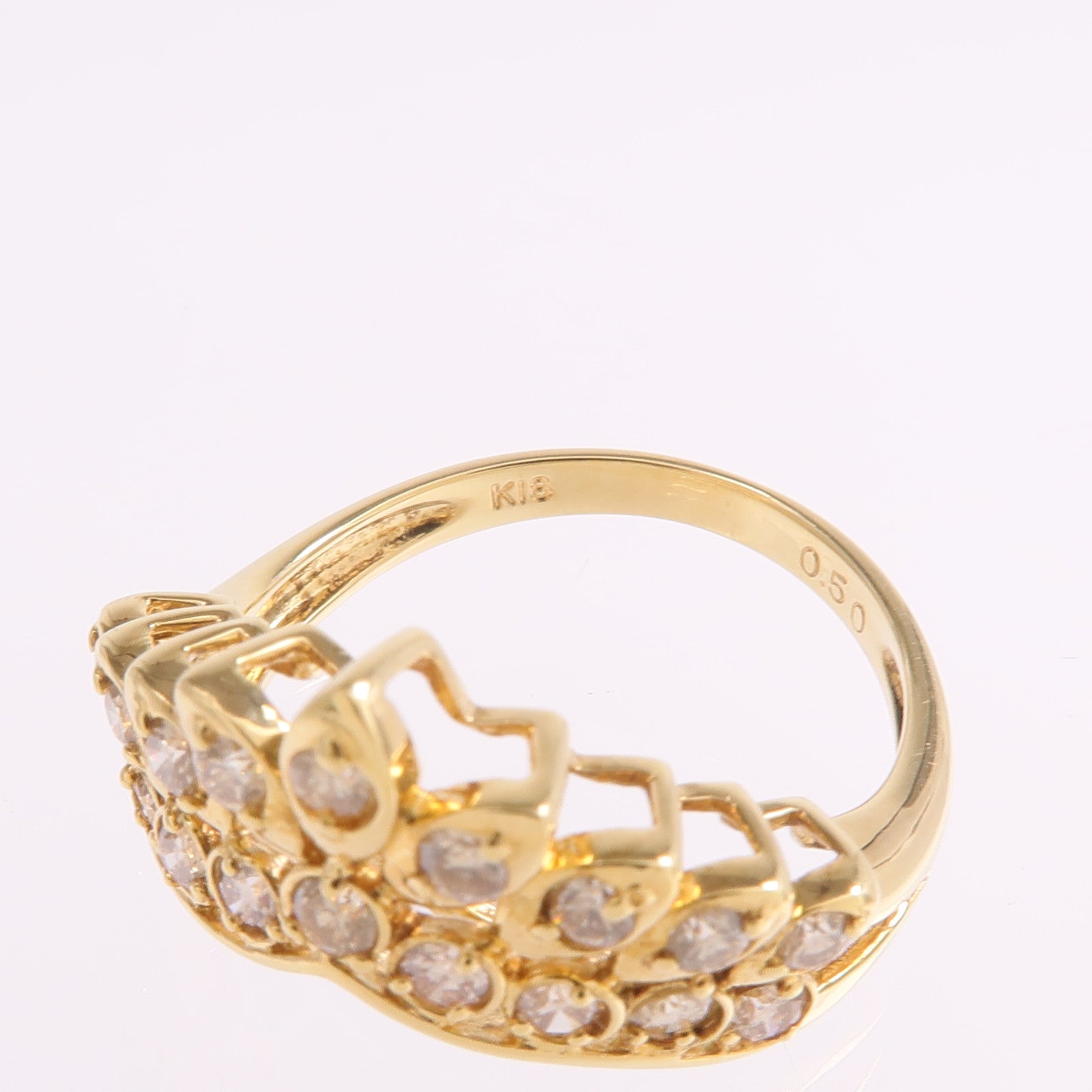 JEWELRY 18K黃金Diamond Ring鑽石戒指US#6