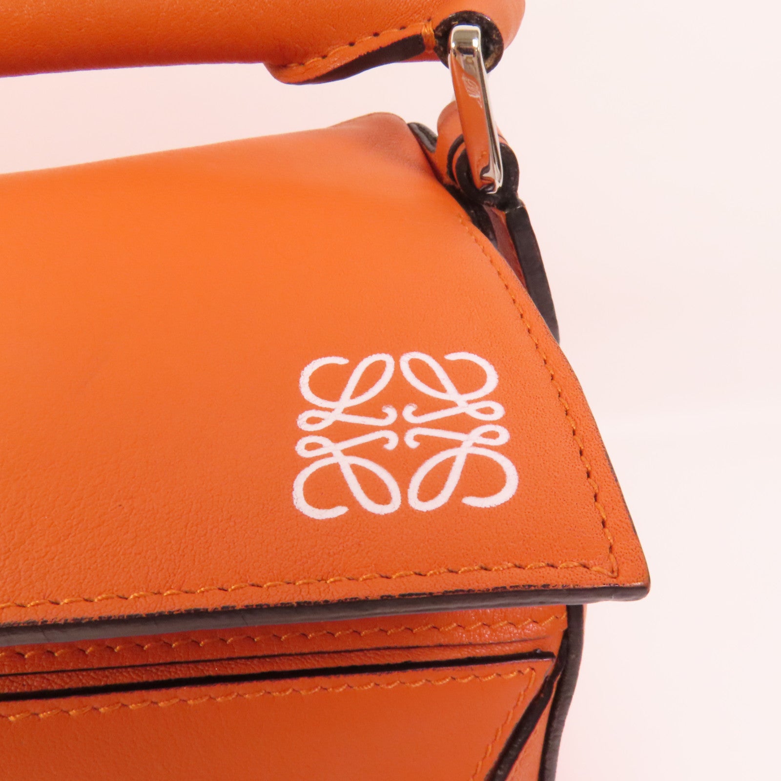 LOEWE 牛皮皮革Puzzle Small Bag手挽肩背兩用袋