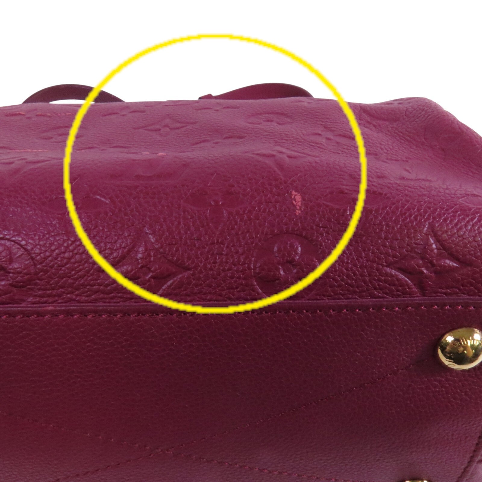 LOUIS VUITTON Monogram Empreinte Speedy Bandouliere 25金扣手挽肩背兩用袋