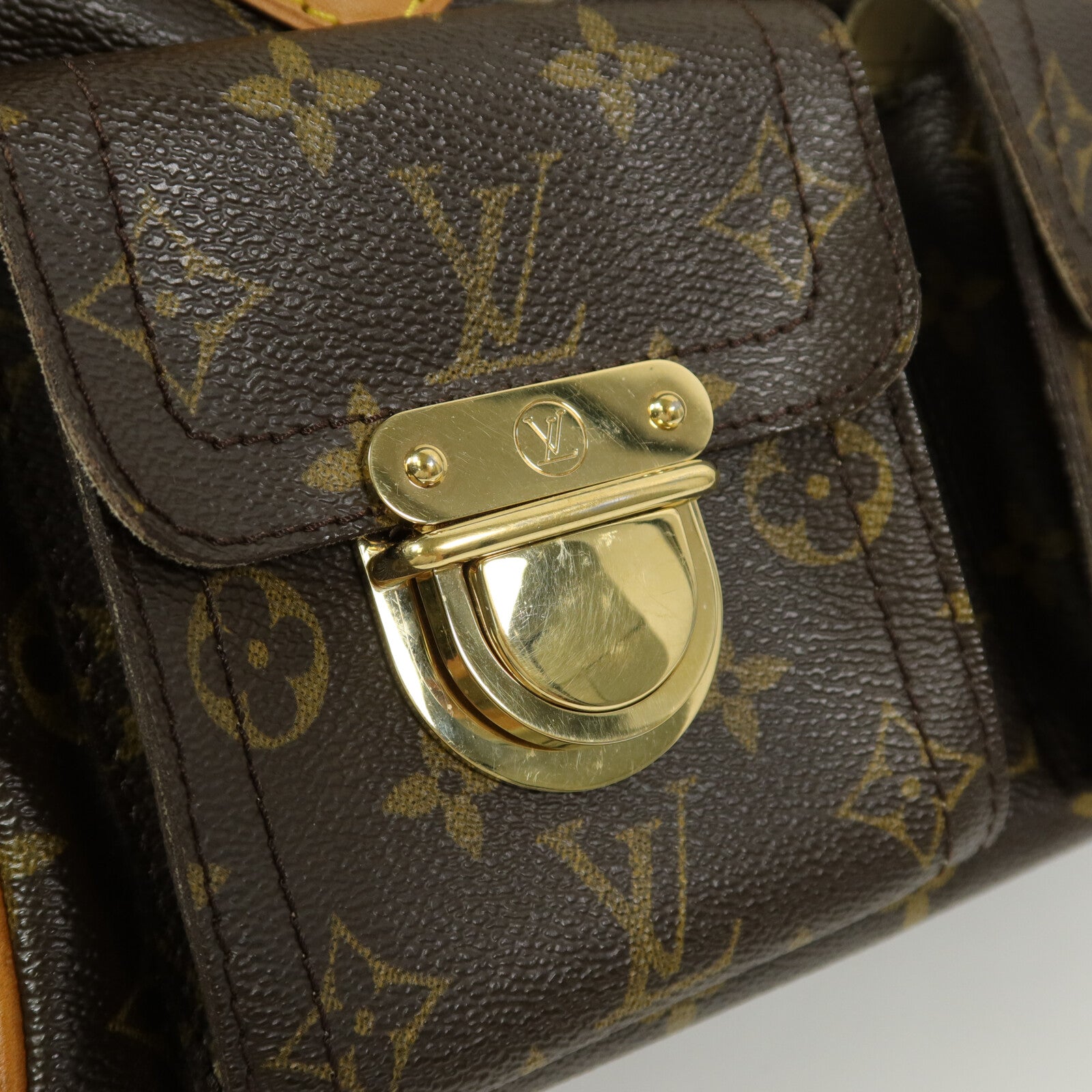 LOUIS VUITTON Monogram Manhattan PM手挽袋