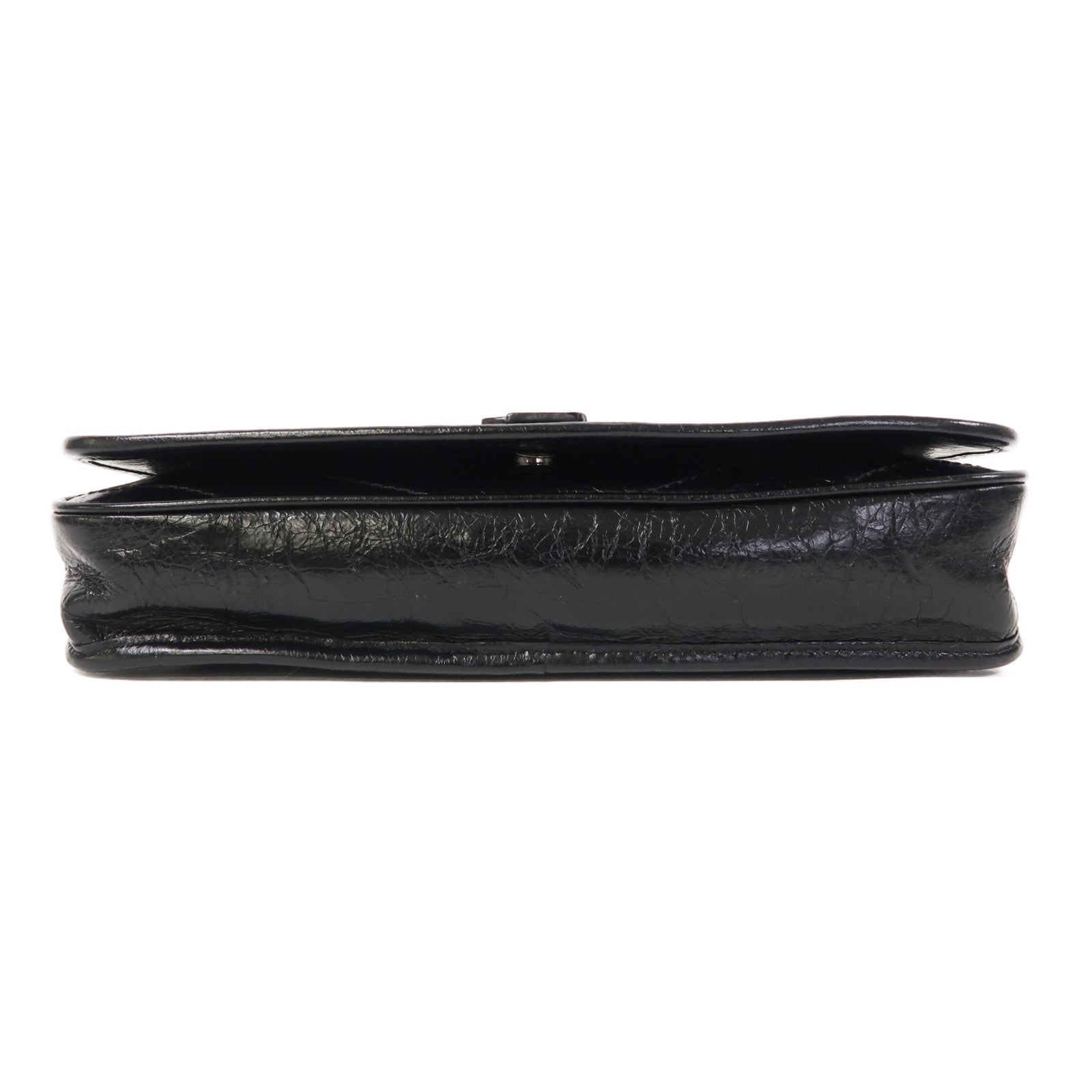 SAINT LAURENT 牛皮皮革Niki Bag銀扣鏈帶肩背袋黑色