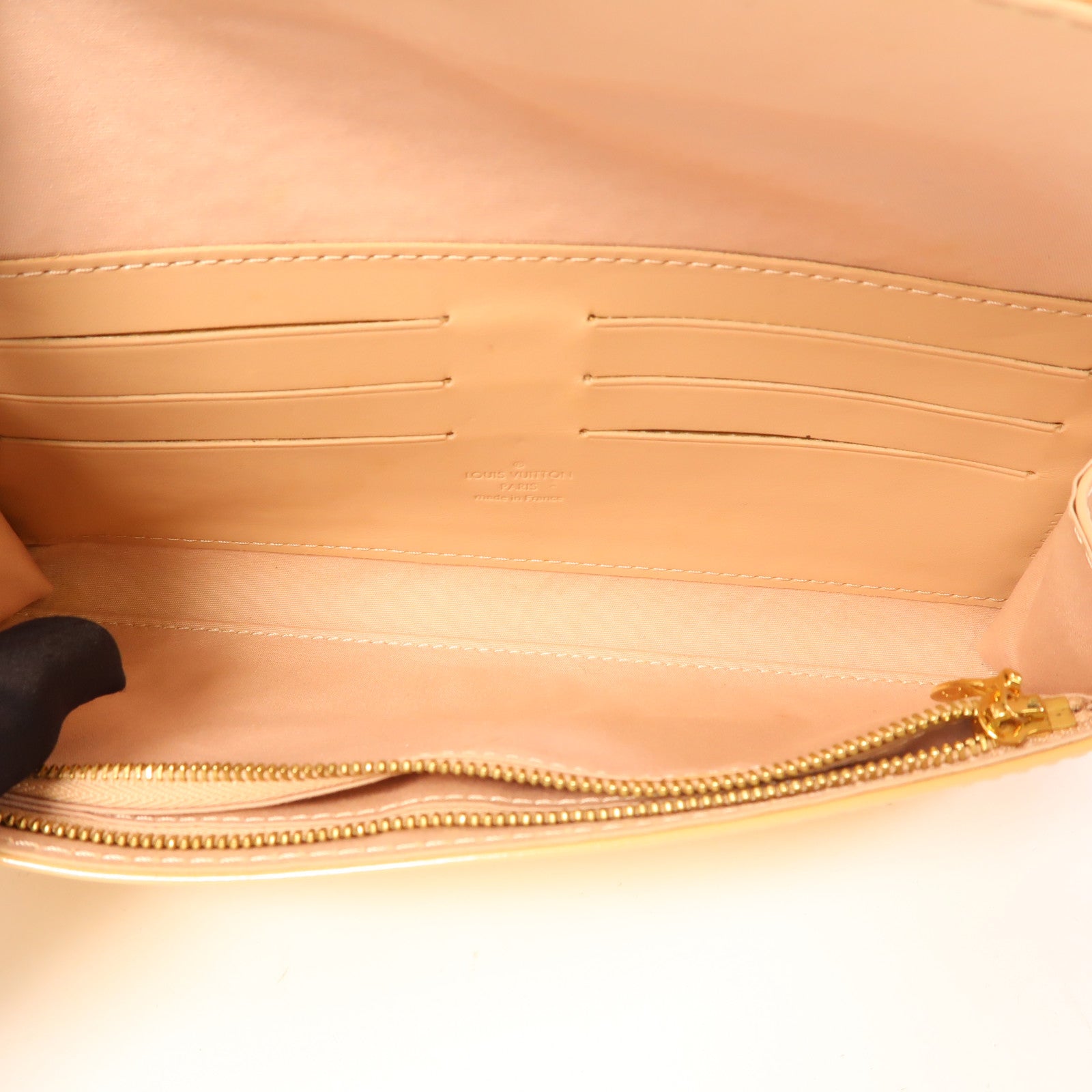 LOUIS VUITTON Vernis Sunset Boulevard金扣手挽袋