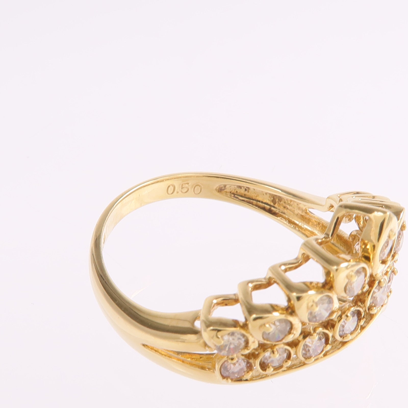 JEWELRY 18K黃金Diamond Ring鑽石戒指US#6