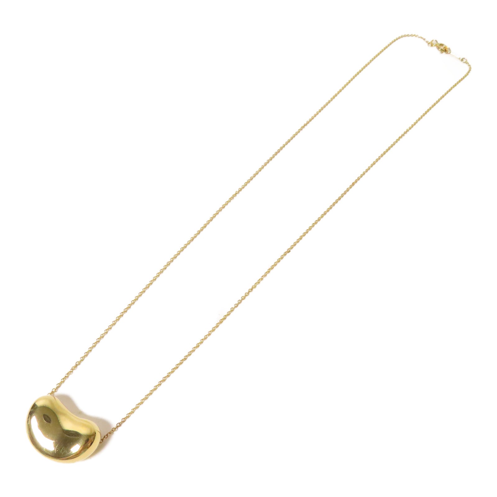 TIFFANY＆CO 18K黃金Bean Necklace項鍊