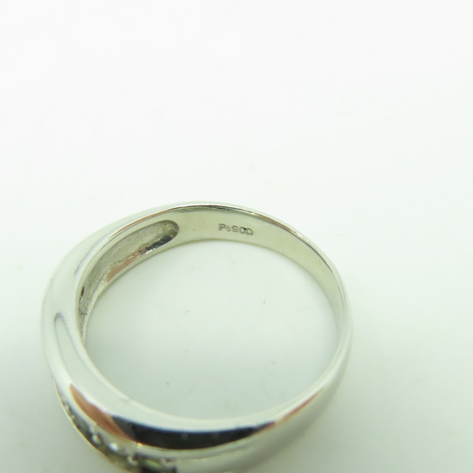 JEWELRY 【激減優惠】PT900鉑金Ring 0.33ct/ 0.20ct鑽石戒指US#7