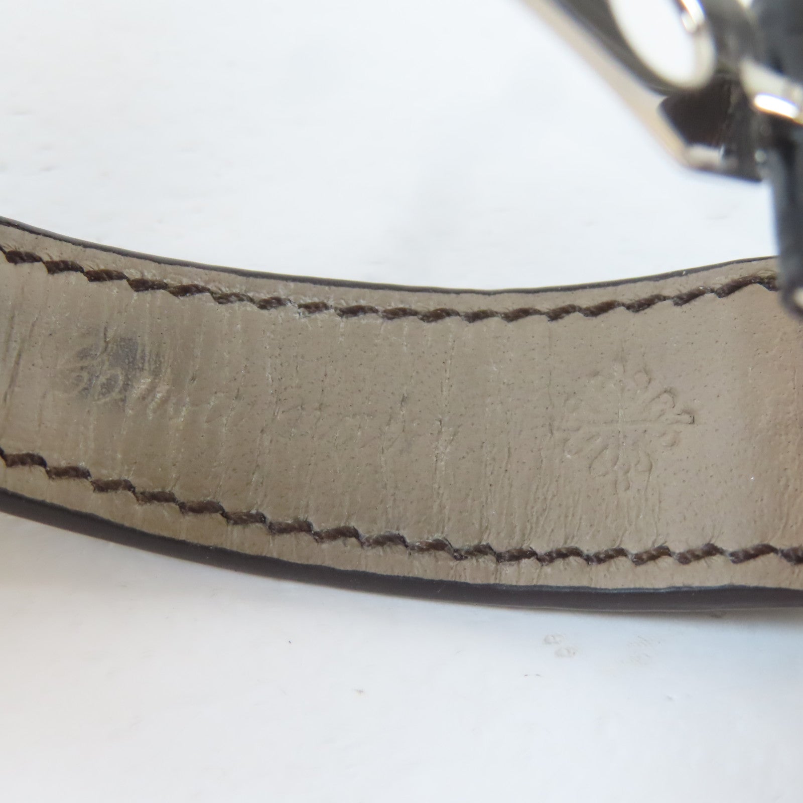 PATEK PHILIPPE Calatrava18K白金自動機芯手錶黑色