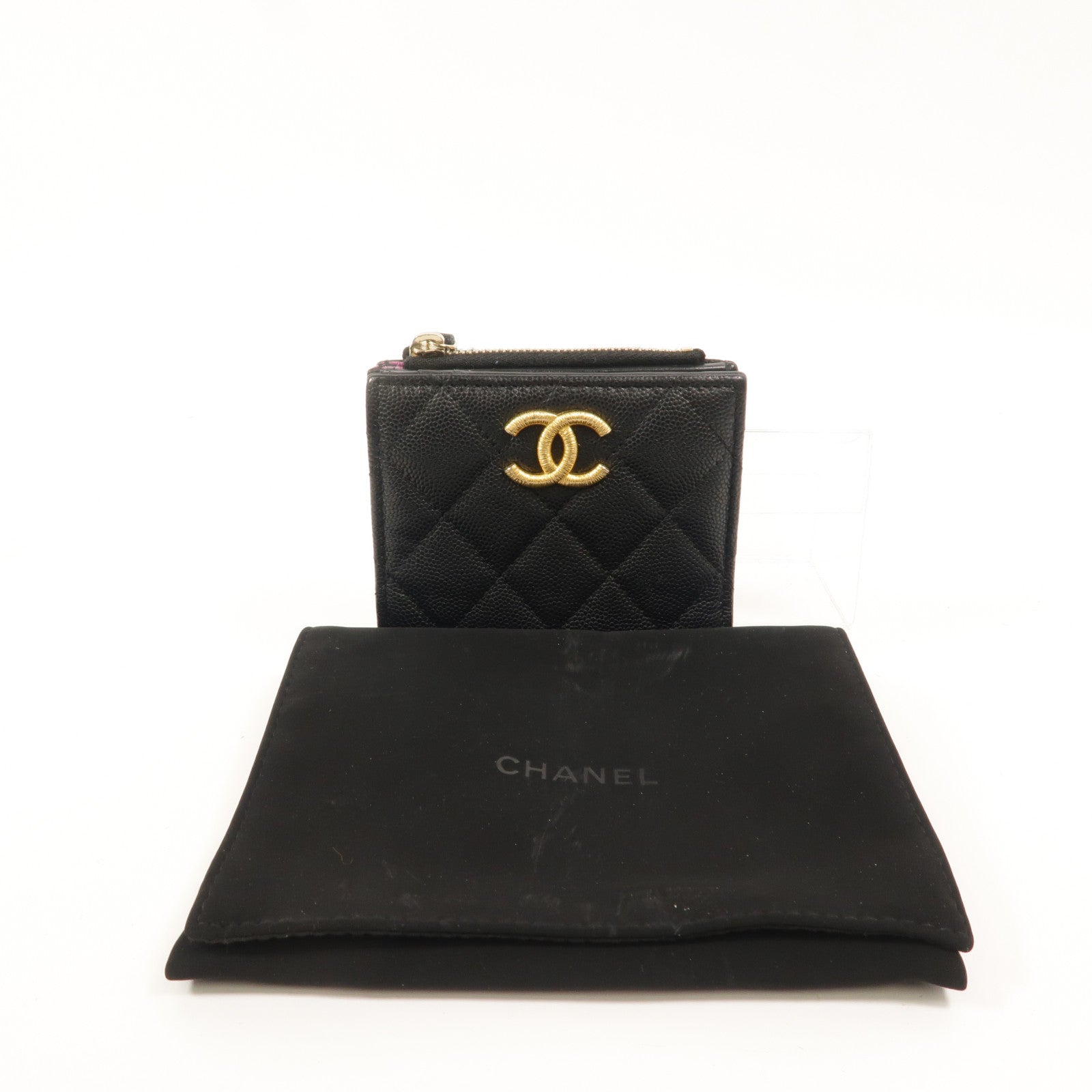 CHANEL 牛皮皮革Classic Small Flap Wallet錢包