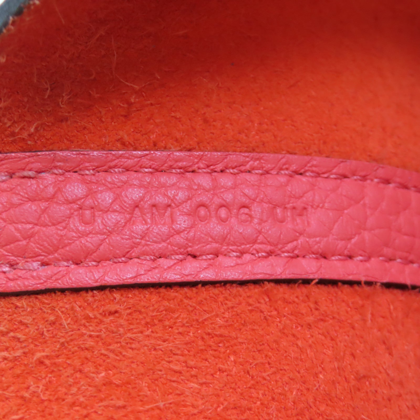 HERMES Clemence皮革Picotin PM銀扣手挽袋Rose Texas紅色
