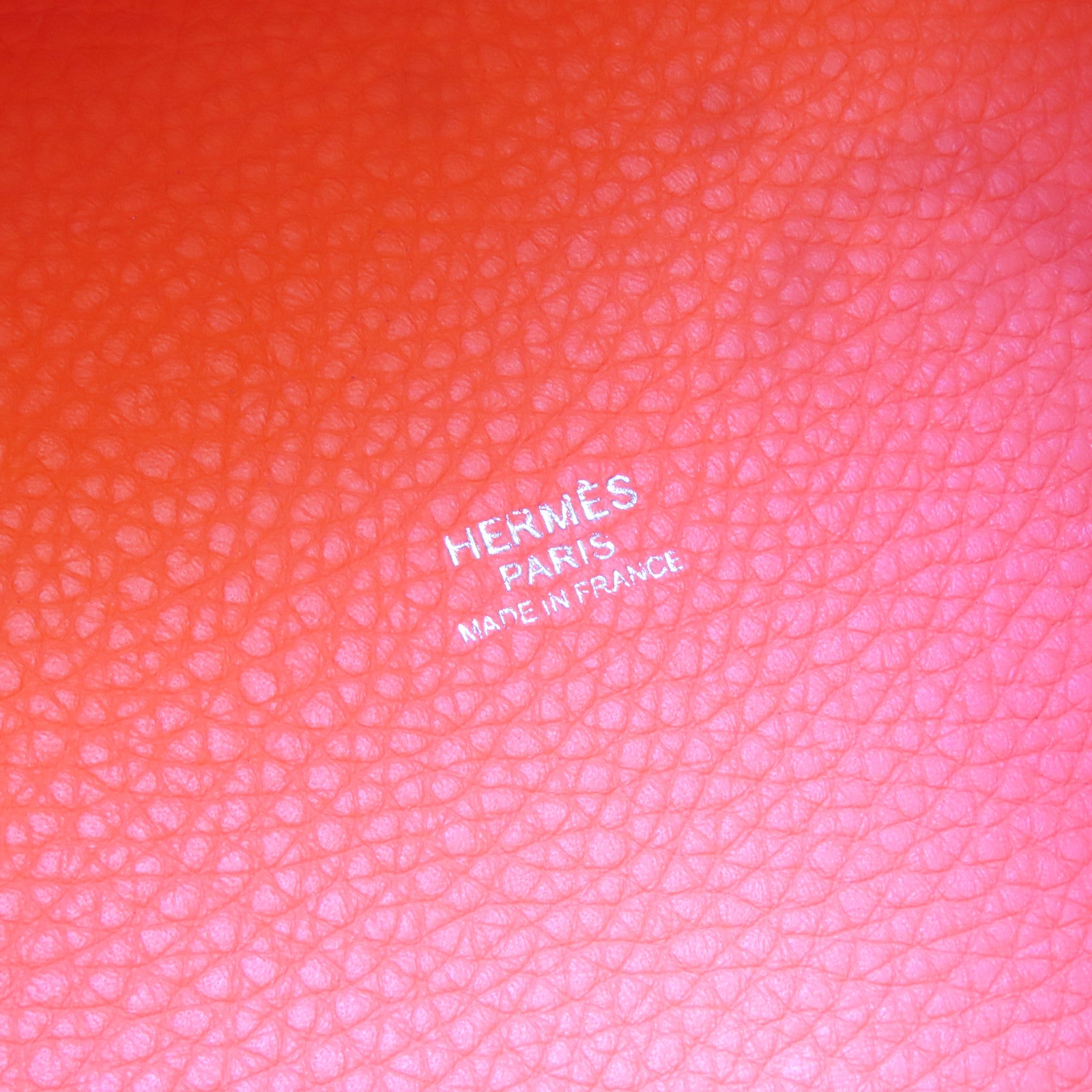 HERMES 【激減優惠】Clemence皮革Picotin PM銀扣手挽袋德州粉色