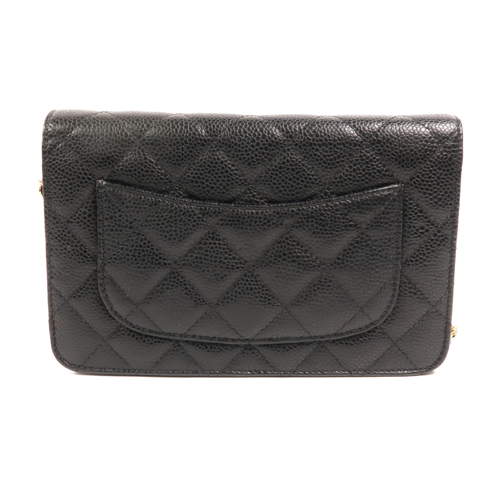 CHANEL 牛皮皮革WOC Wallet On Chain鏈帶肩背袋