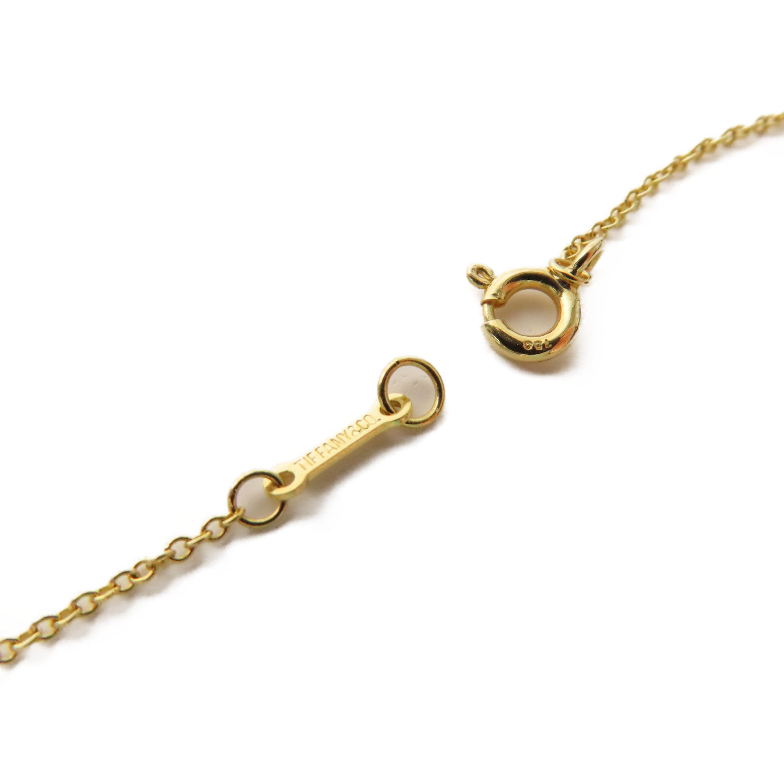 TIFFANY＆CO 18K黃金Bean Necklace項鍊