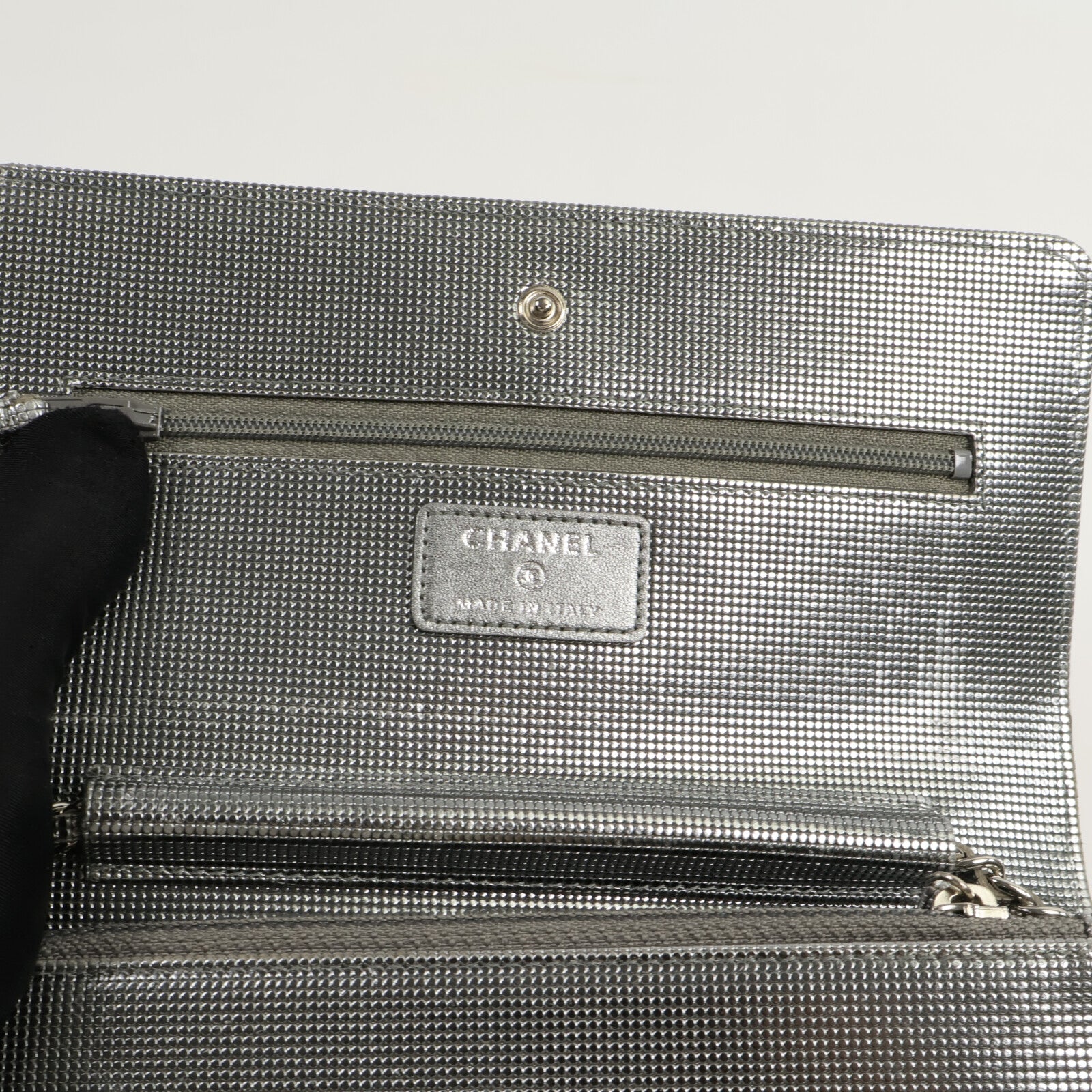 CHANEL 牛皮皮革Wallet On Chain鏈帶肩背袋