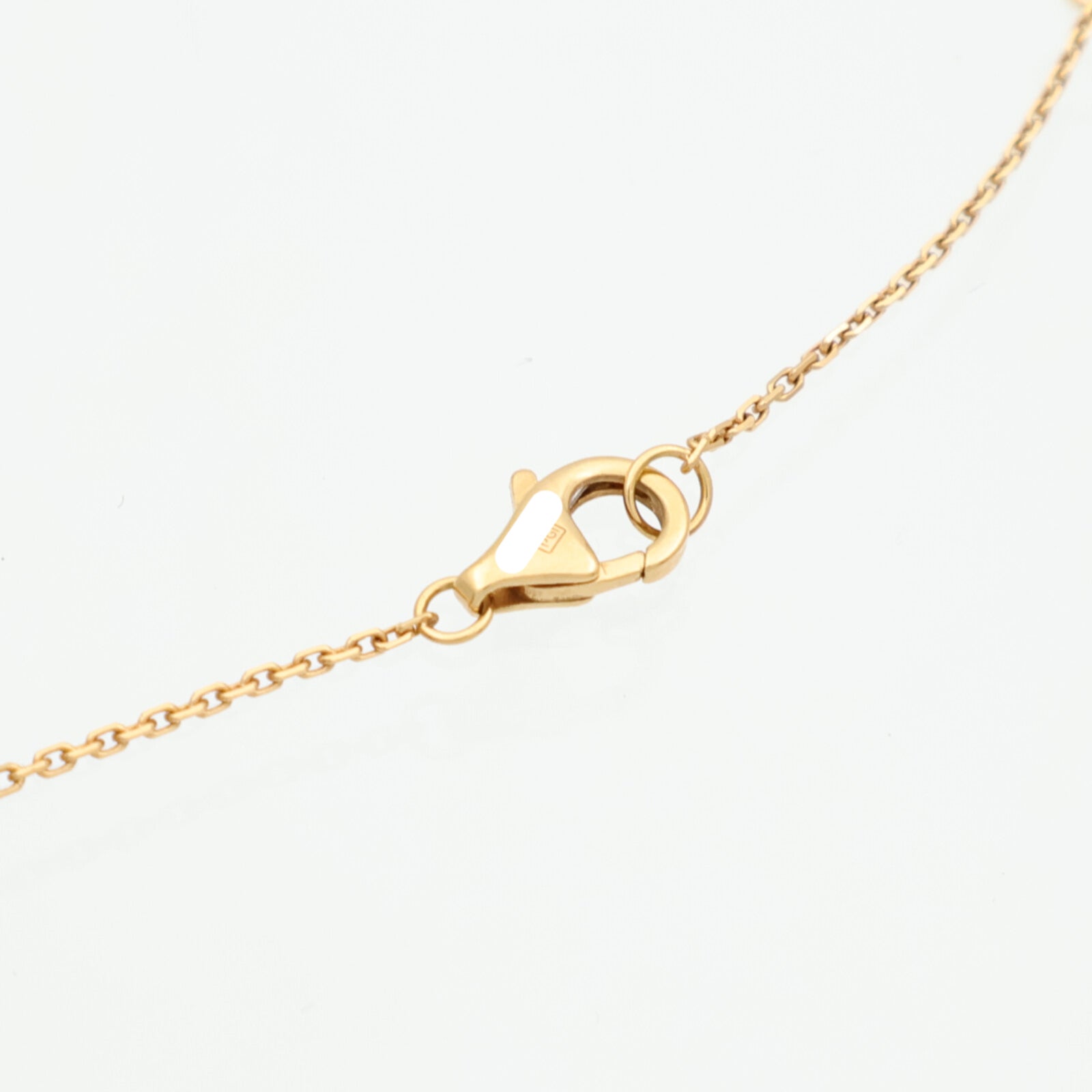CARTIER 18K黃金/珍珠母貝Amulette De鑽石項鍊