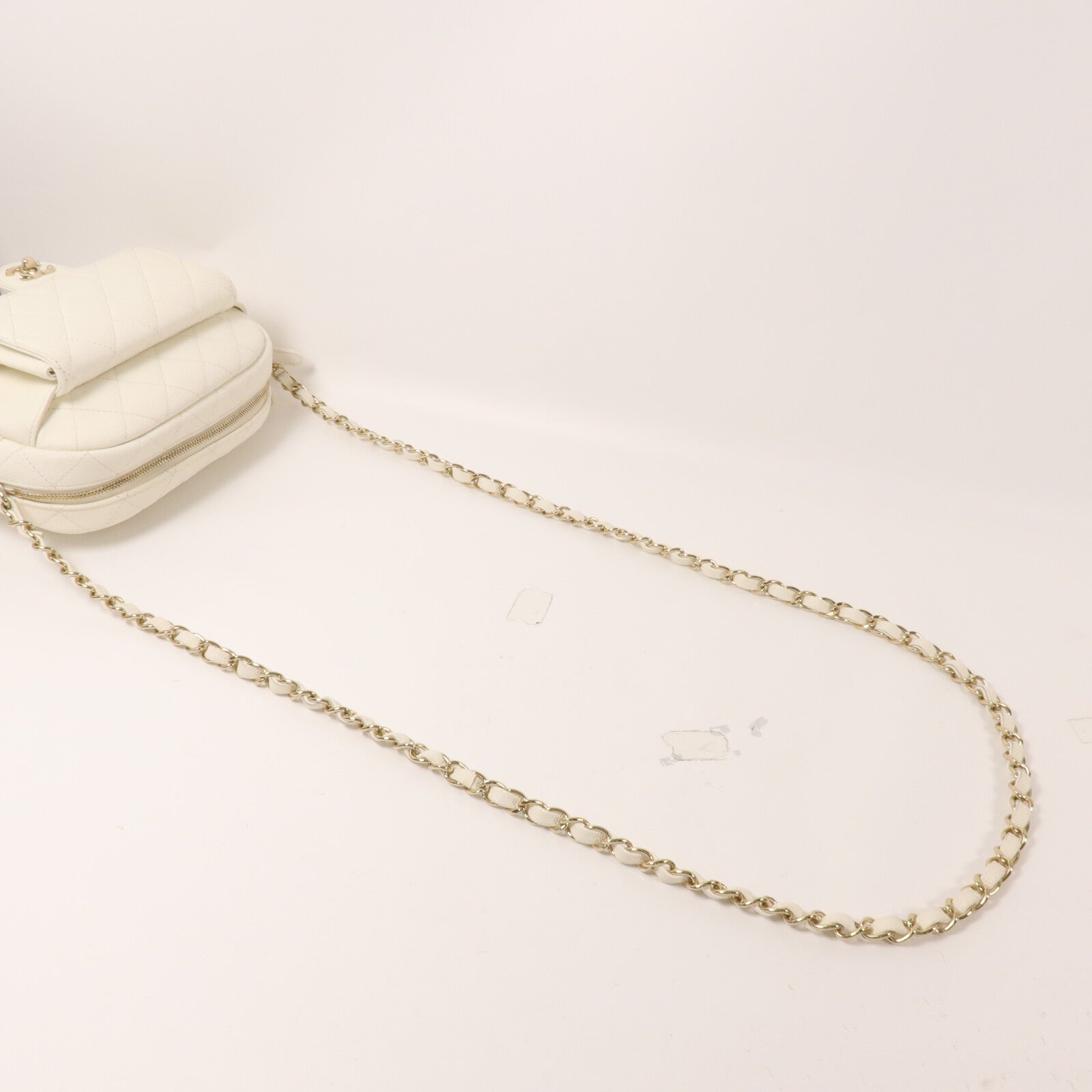 CHANEL 牛皮皮革Chain Shoulder鏈帶肩背袋