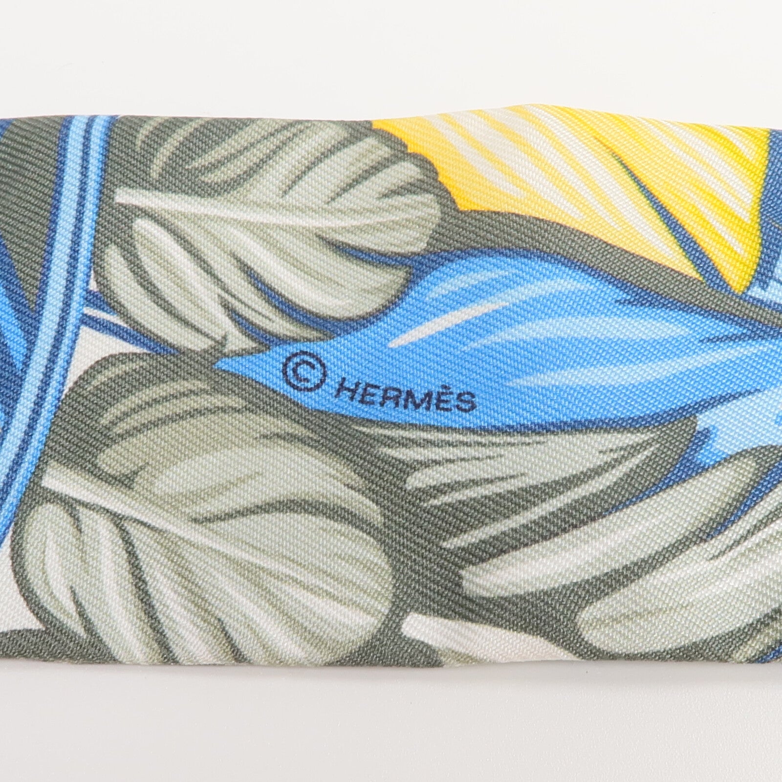 HERMES 絲質Twilly絲巾