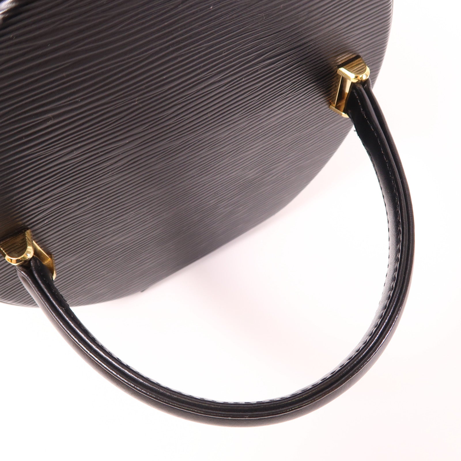 LOUIS VUITTON LV GHW Vintage Cannes Handbag Epi Leather Black