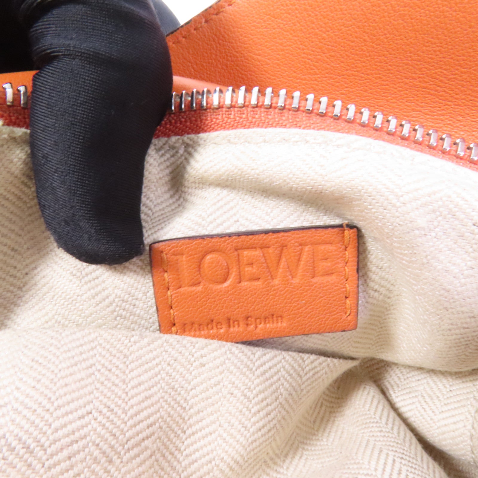 LOEWE 牛皮皮革Puzzle Small Bag手挽肩背兩用袋