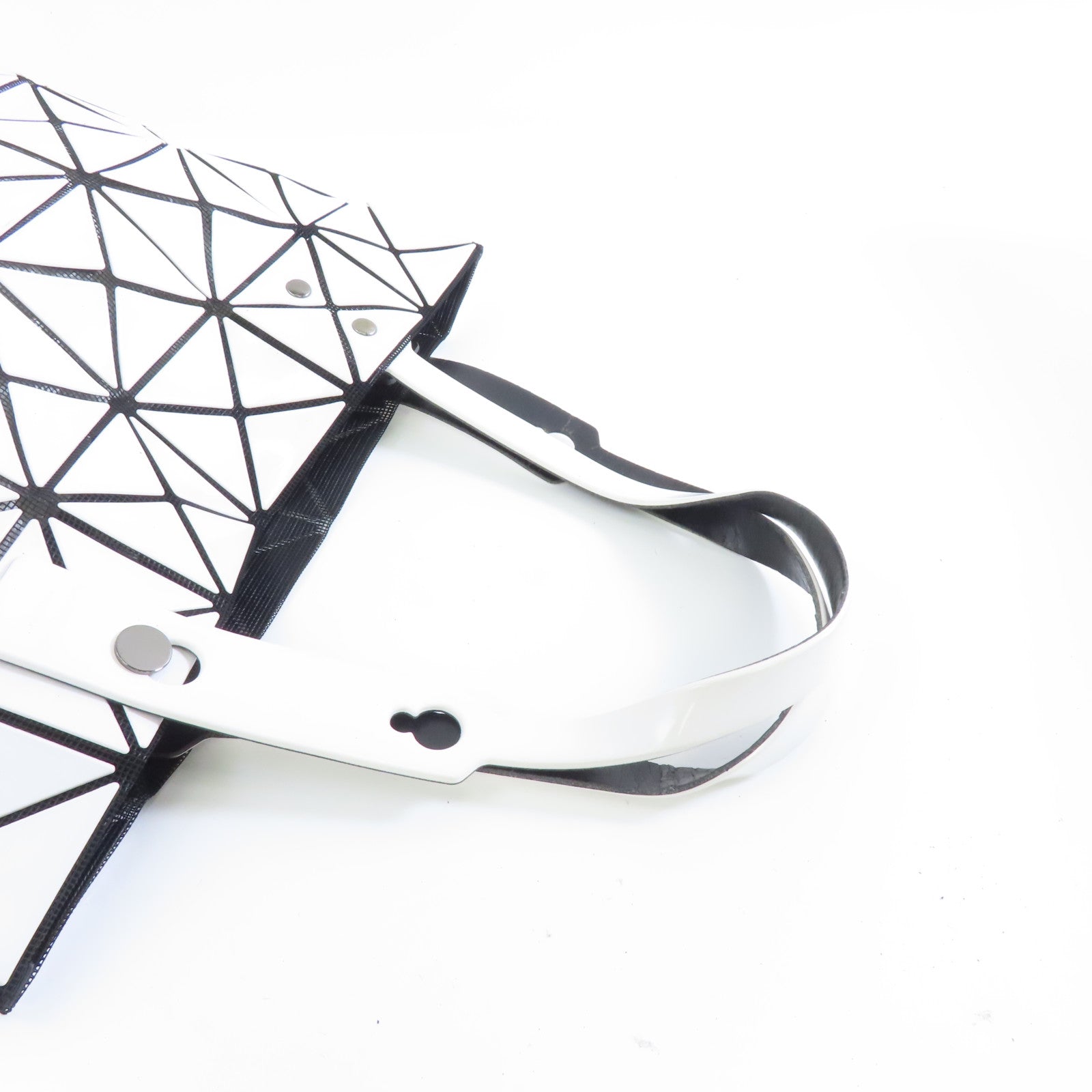 ISSEY MIYAKE 【激減優惠】PVC Bao Bao Tote Bag銀扣肩背袋白色