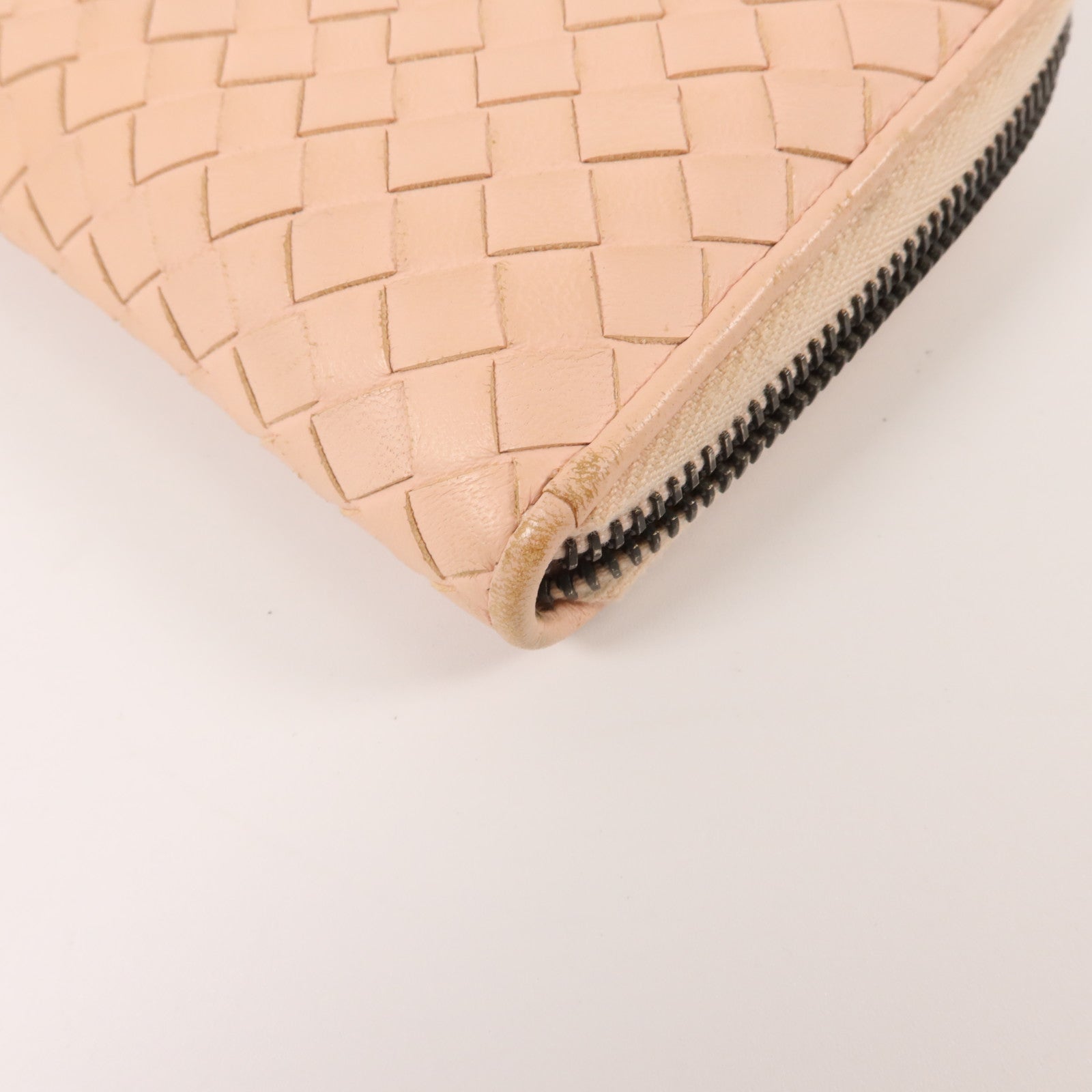 BOTTEGA VENETA 羊皮皮革Long Round Wallet長錢包