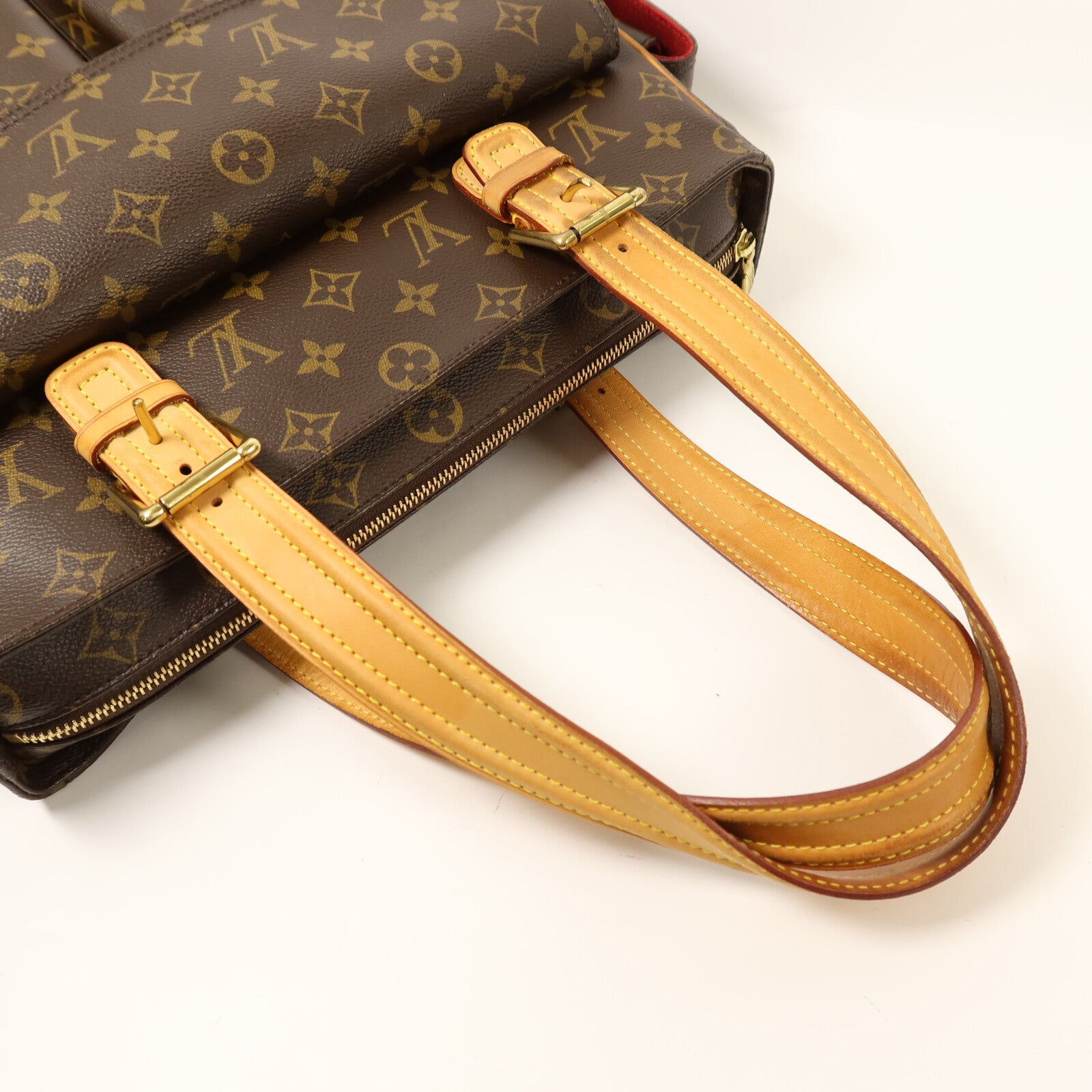 LOUIS VUITTON Monogram Multipli Cite金扣肩背袋