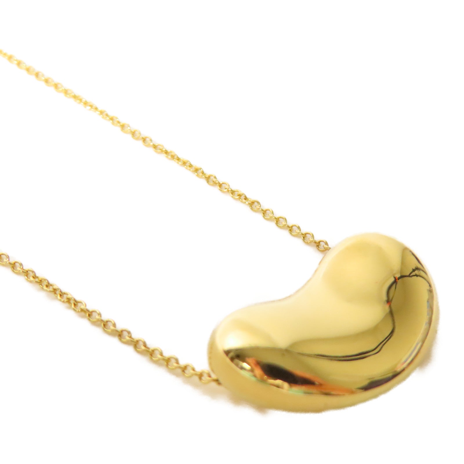 TIFFANY＆CO 18K黃金Bean Necklace項鍊
