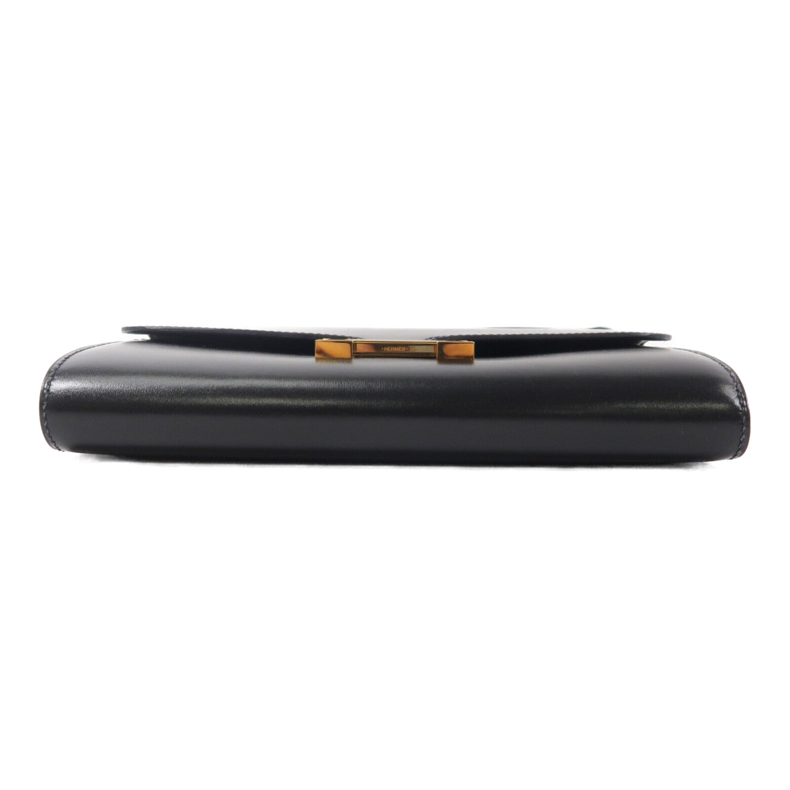 HERMES Box Calf皮革Constance To Go Rock肩背袋Noir