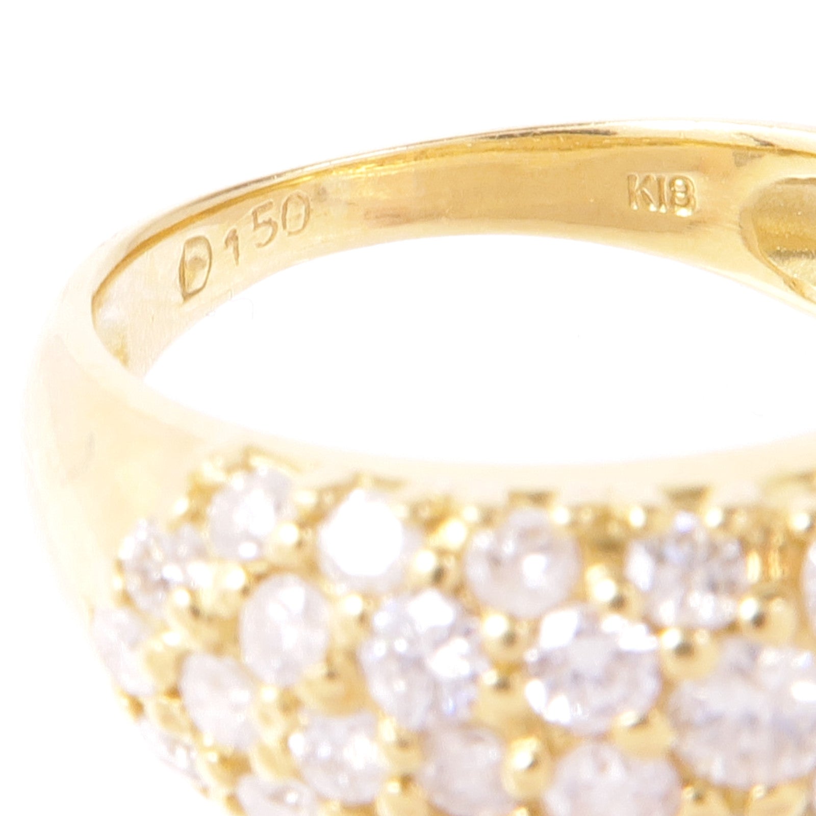 JEWELRY 【激減優惠】18K黃金Diamond Ring鑽石戒指US#6