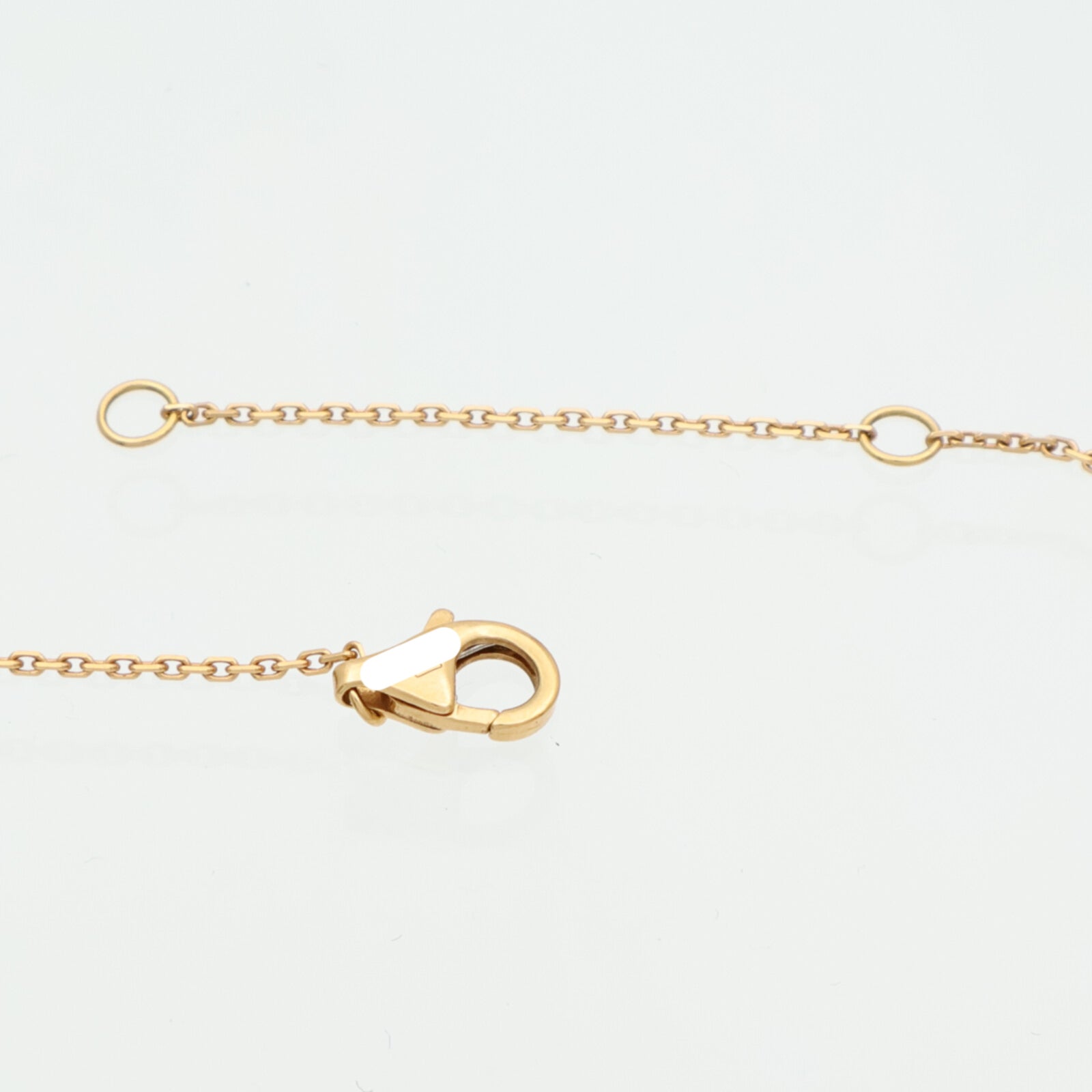 CARTIER 18K黃金/珍珠母貝Amulette De鑽石項鍊