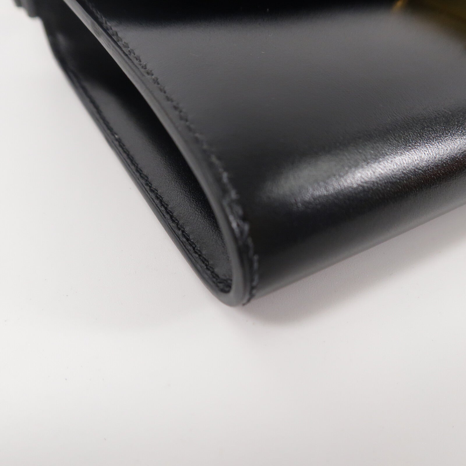 HERMES Box Calf皮革Constance To Go Rock肩背袋Noir