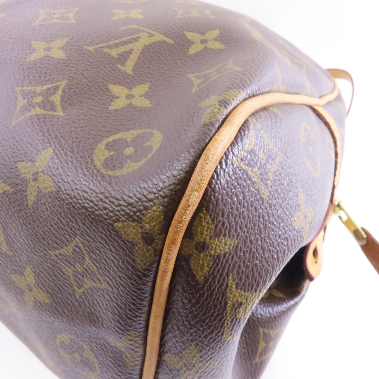 LOUIS VUITTON Monogram Montorgueil GM金扣肩背袋啡色
